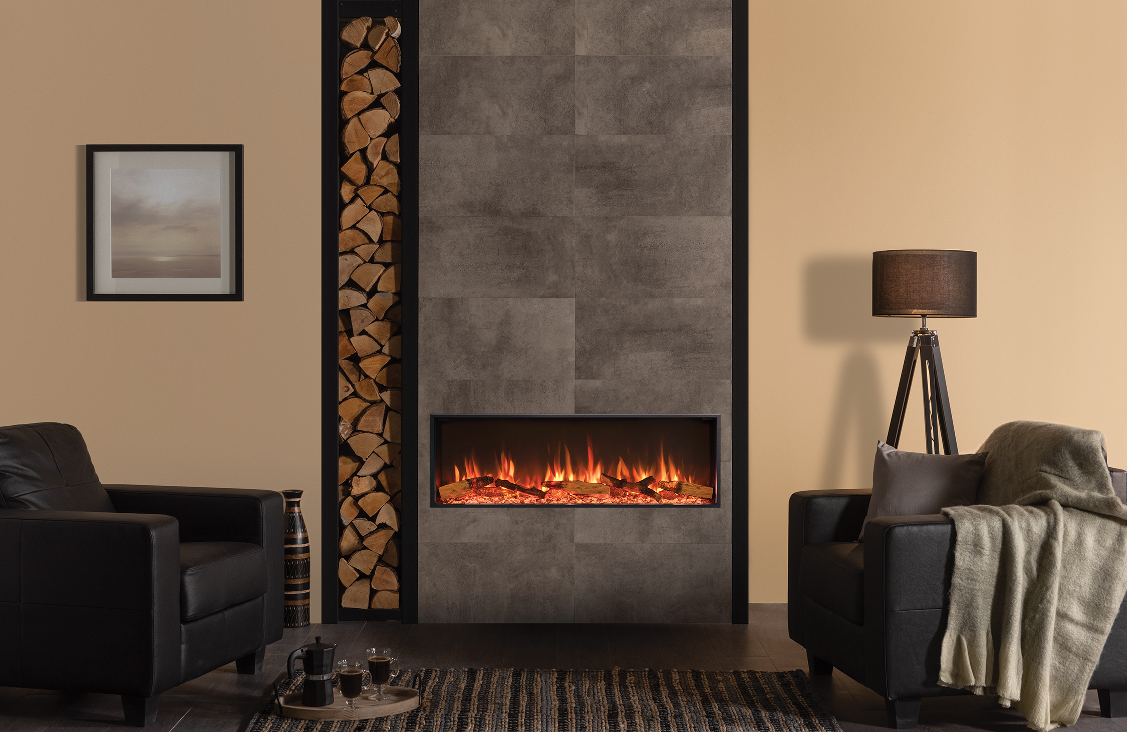 Gazco eStudio 105R Inset Media Wall Fire
