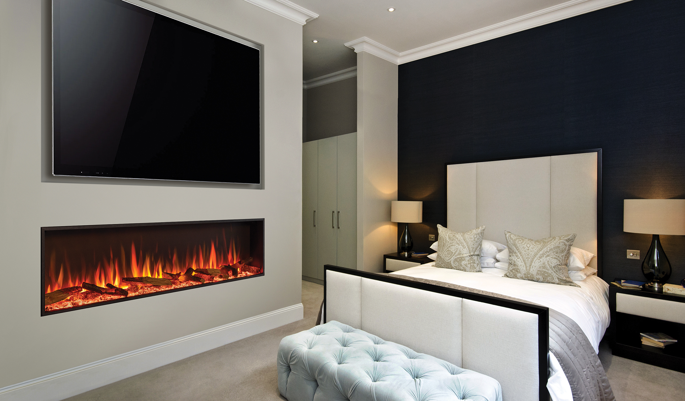 Gazco eStudio 135R Inset Media Wall Fire