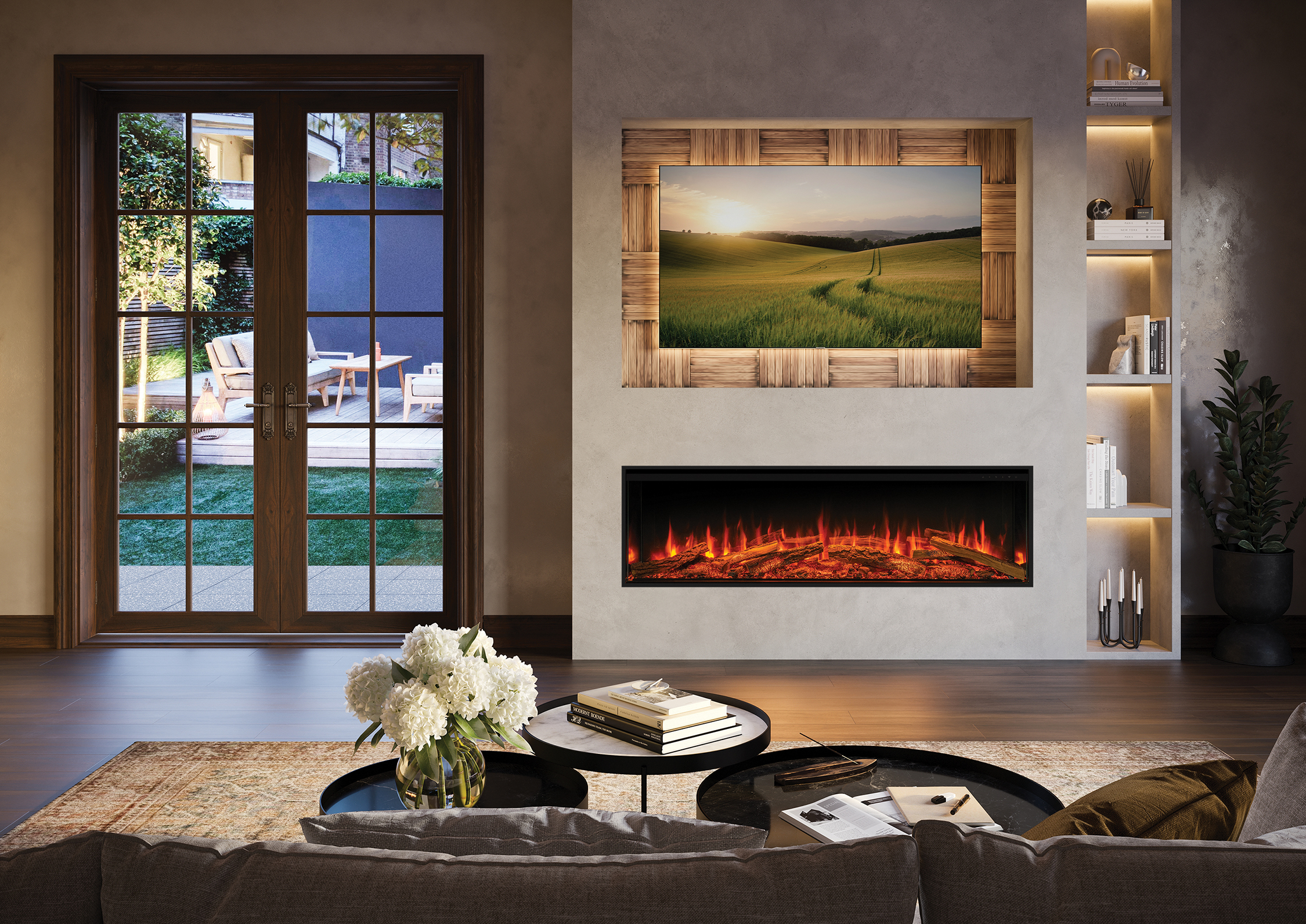 Onyx Avita 160RW Media Wall Fire