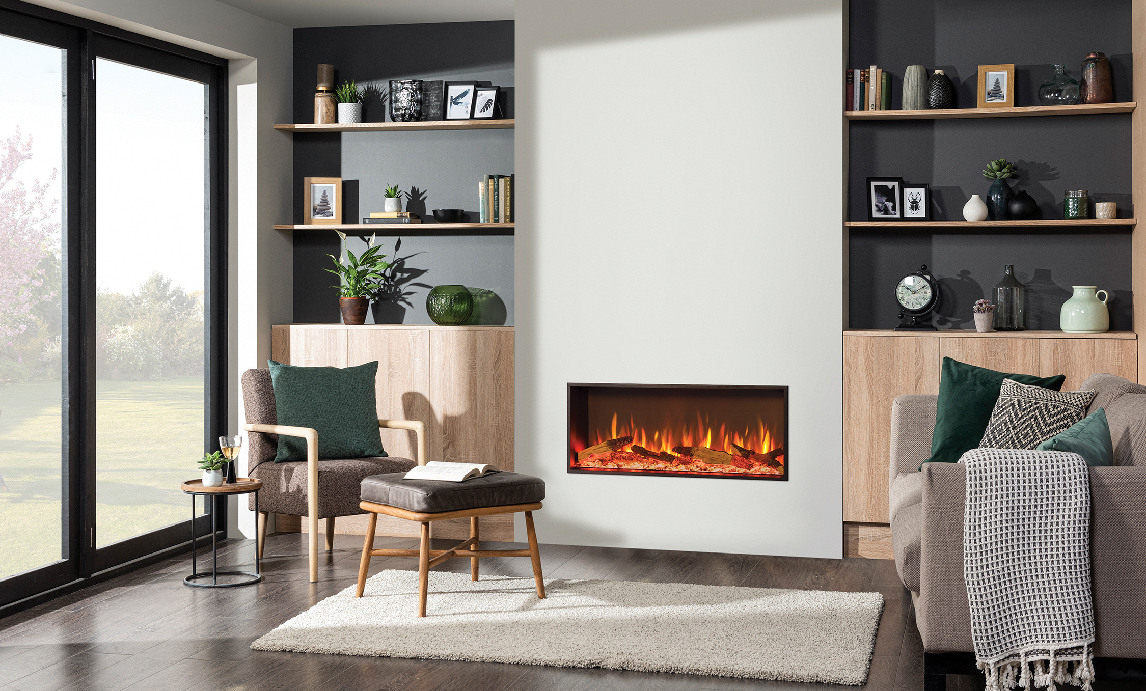 Gazco eStudio 85R Inset Media Wall Fire