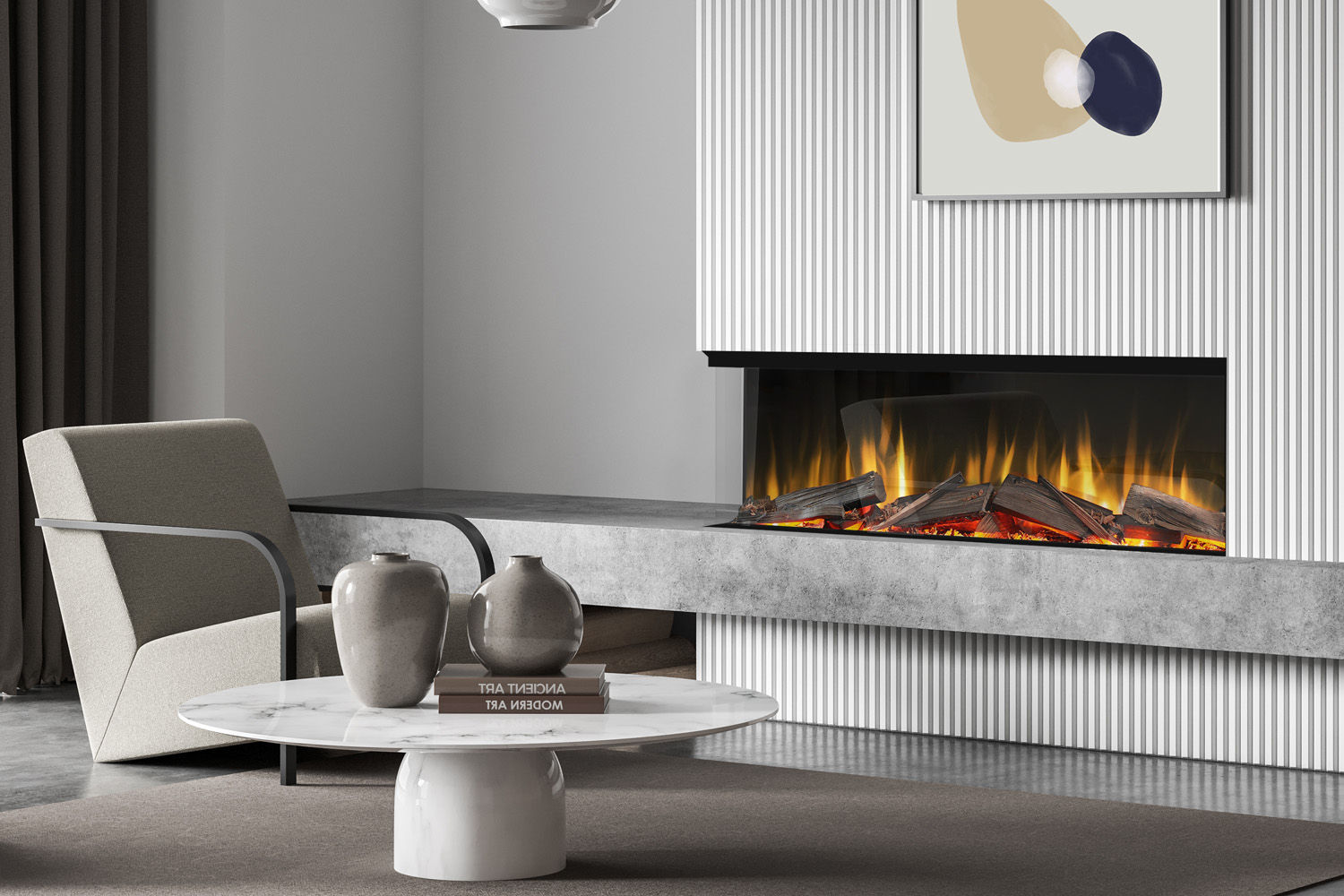 Aura Fires SINTON 1250 FD Media Wall Fire