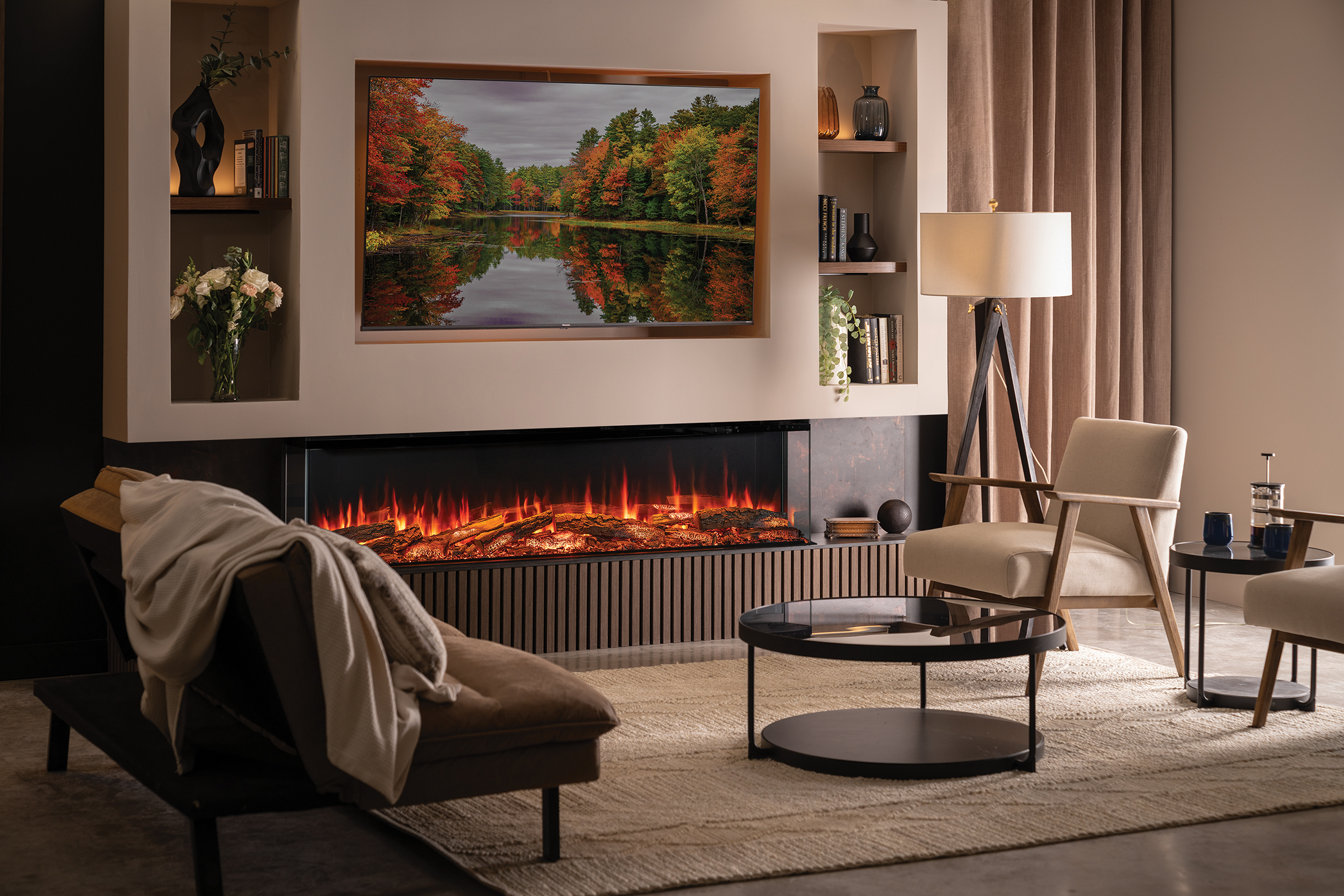 Onyx Avita 190RW Media Wall Fire