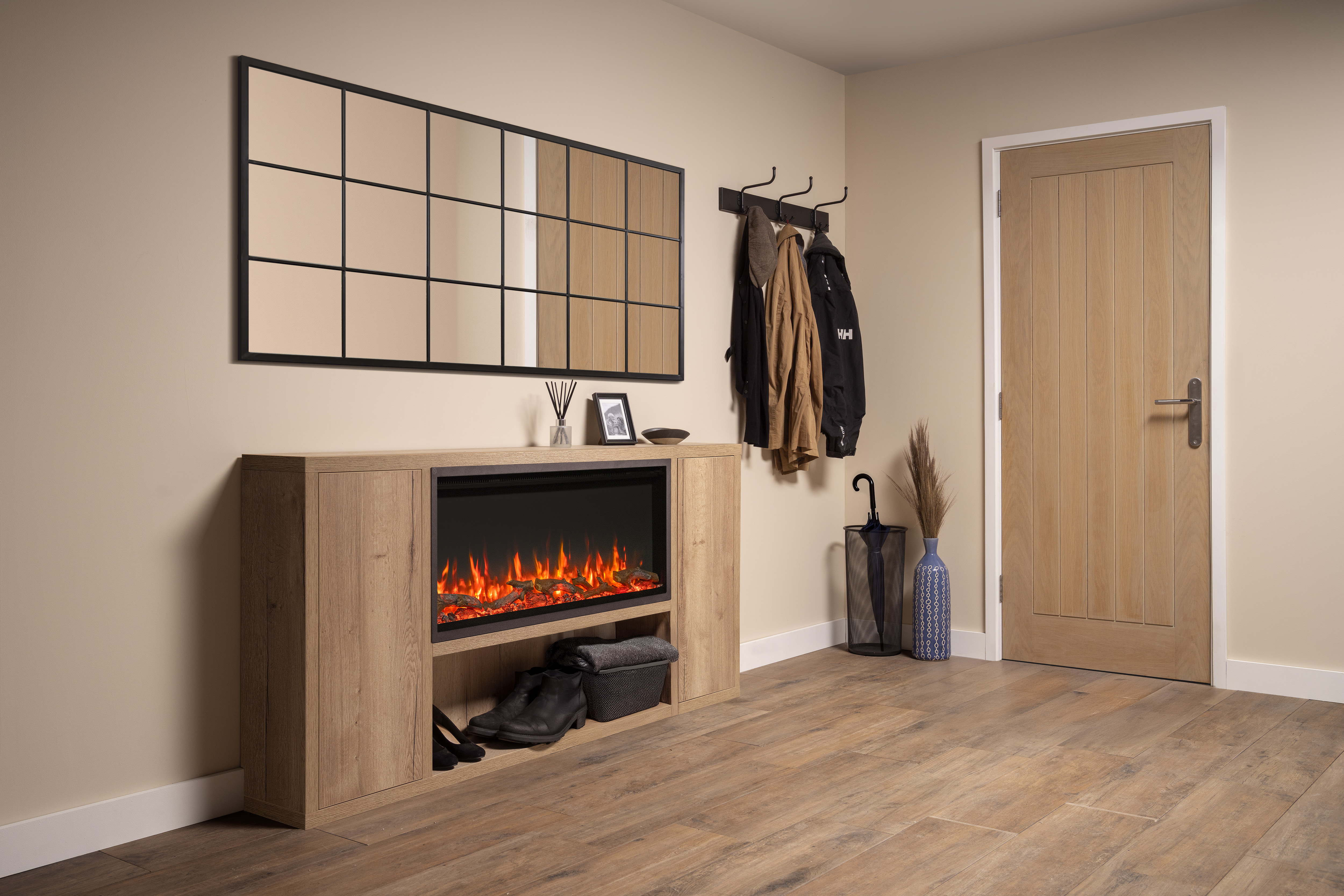FireFX Atmos 105R Inset Media Wall Fire
