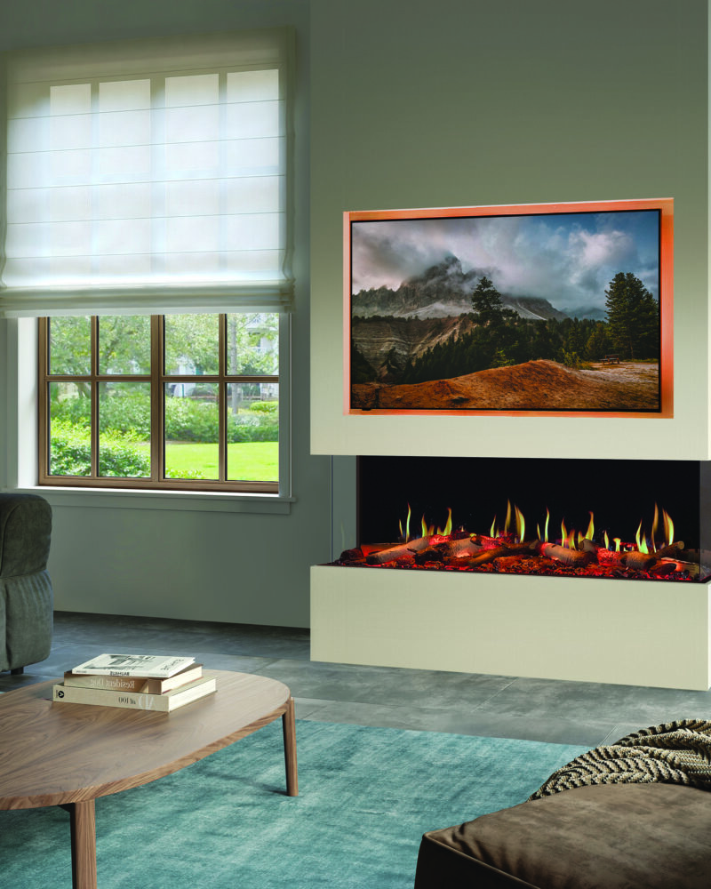Onyx Fusion 150RW Media Wall Fire