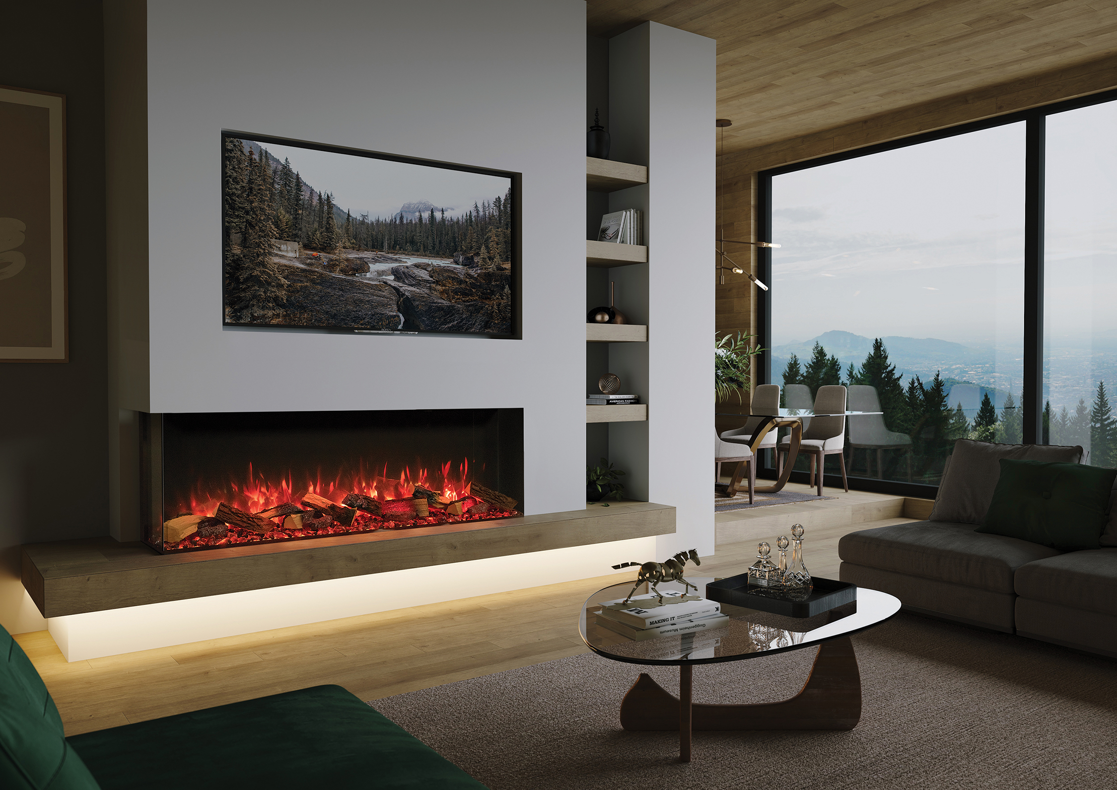 Onyx Avanti 150RW Media Wall Fire