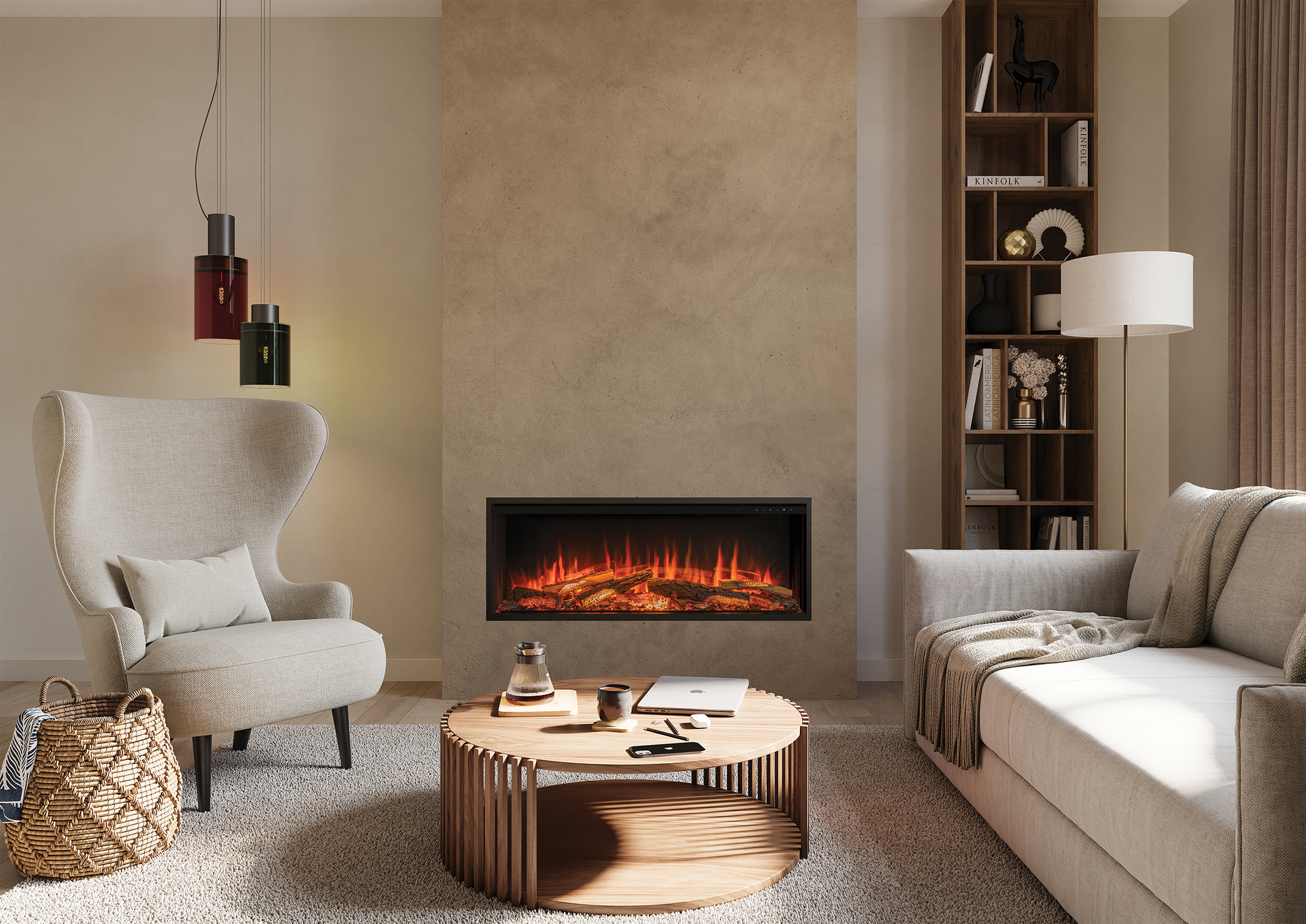 Onyx Avita 120RW Media Wall Fire