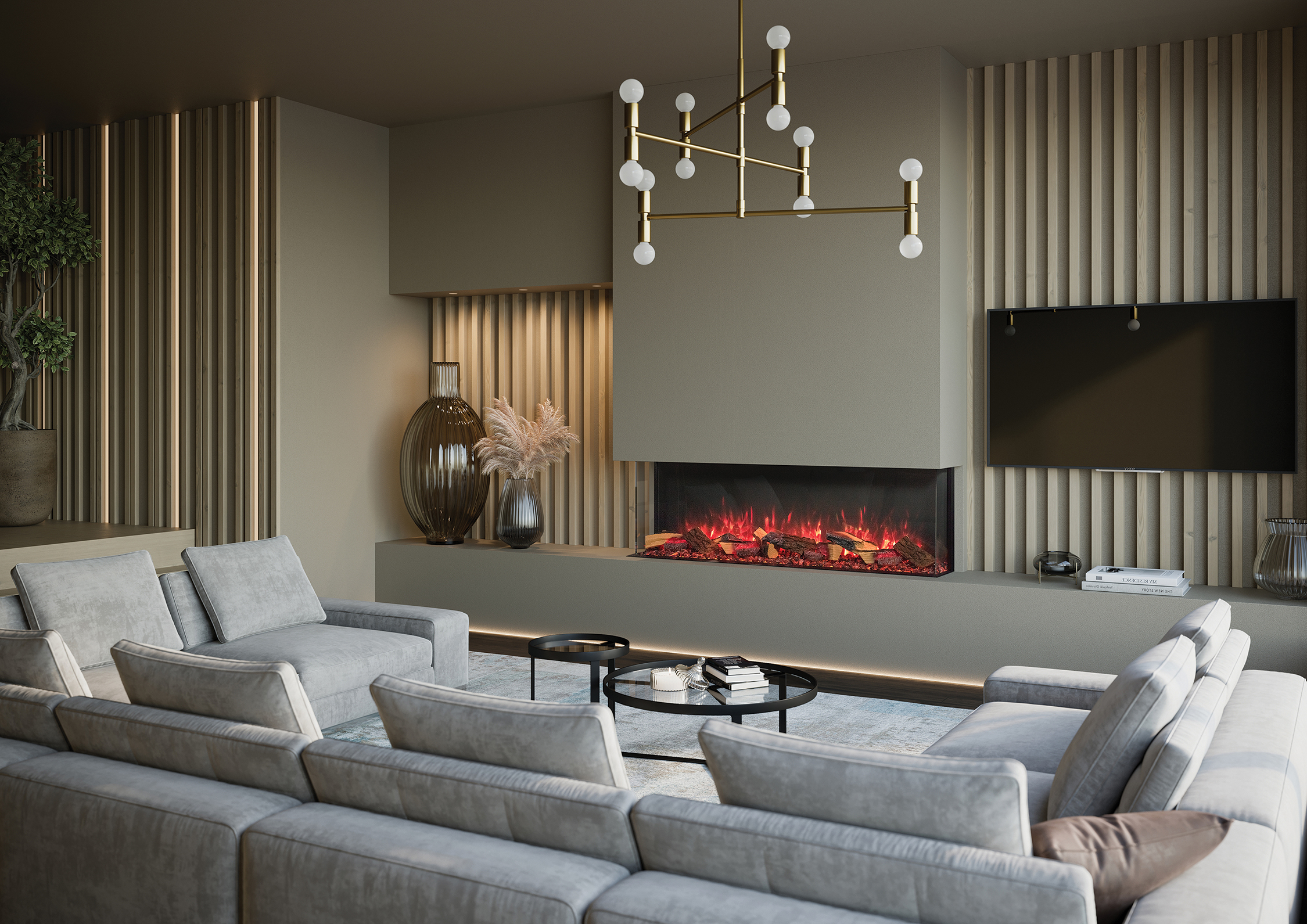 Onyx Avanti 150RW Media Wall Fire