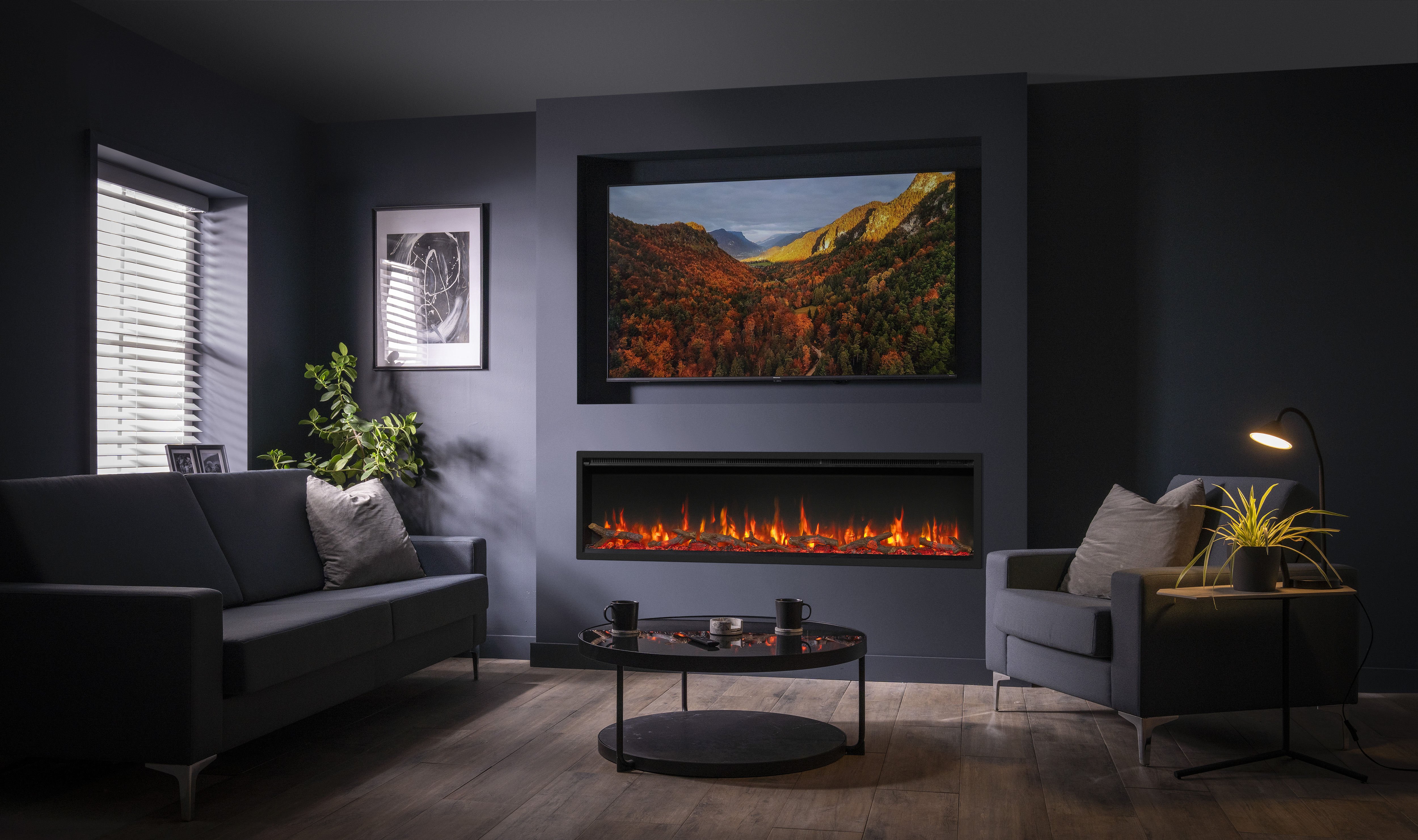 FireFX Atmos 165R Inset Media Wall Fire