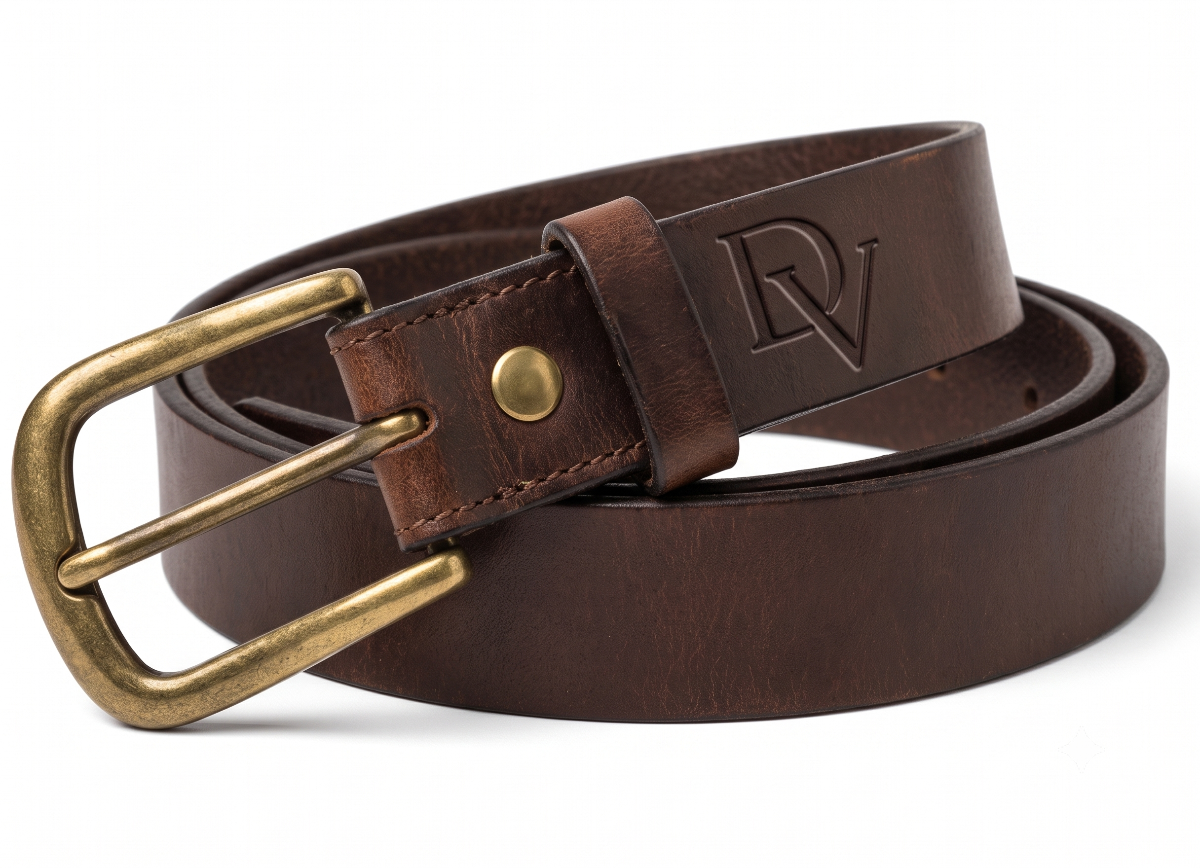 Classic Brown Leather Belt