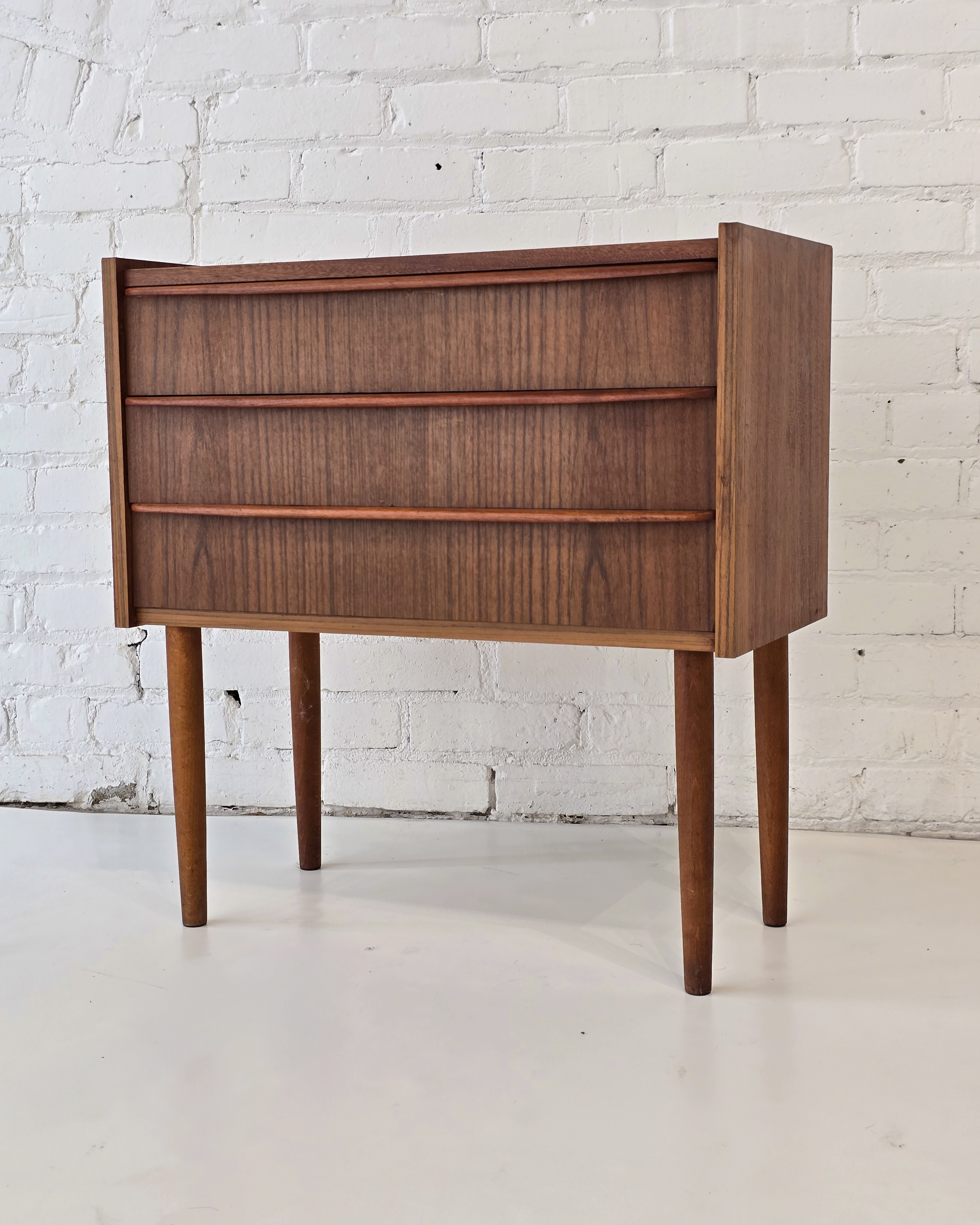 Danish Teak 3-Drawer Chest