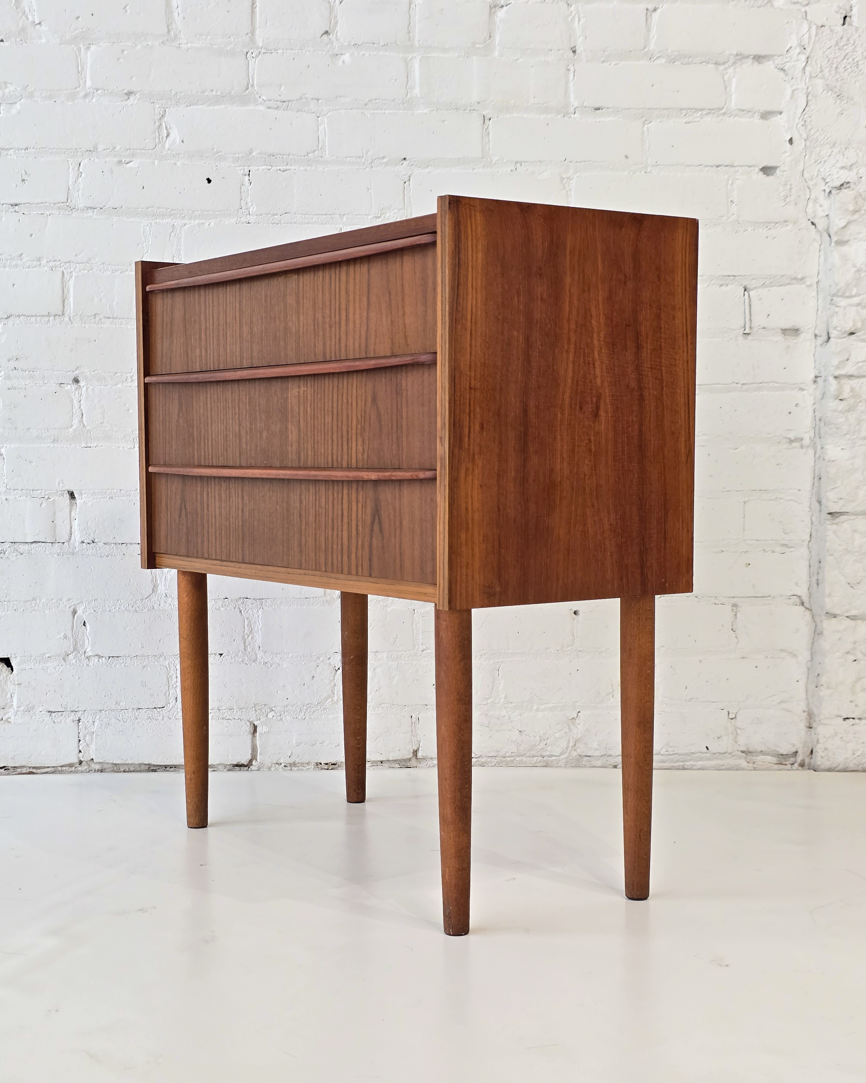 Danish Teak 3-Drawer Chest