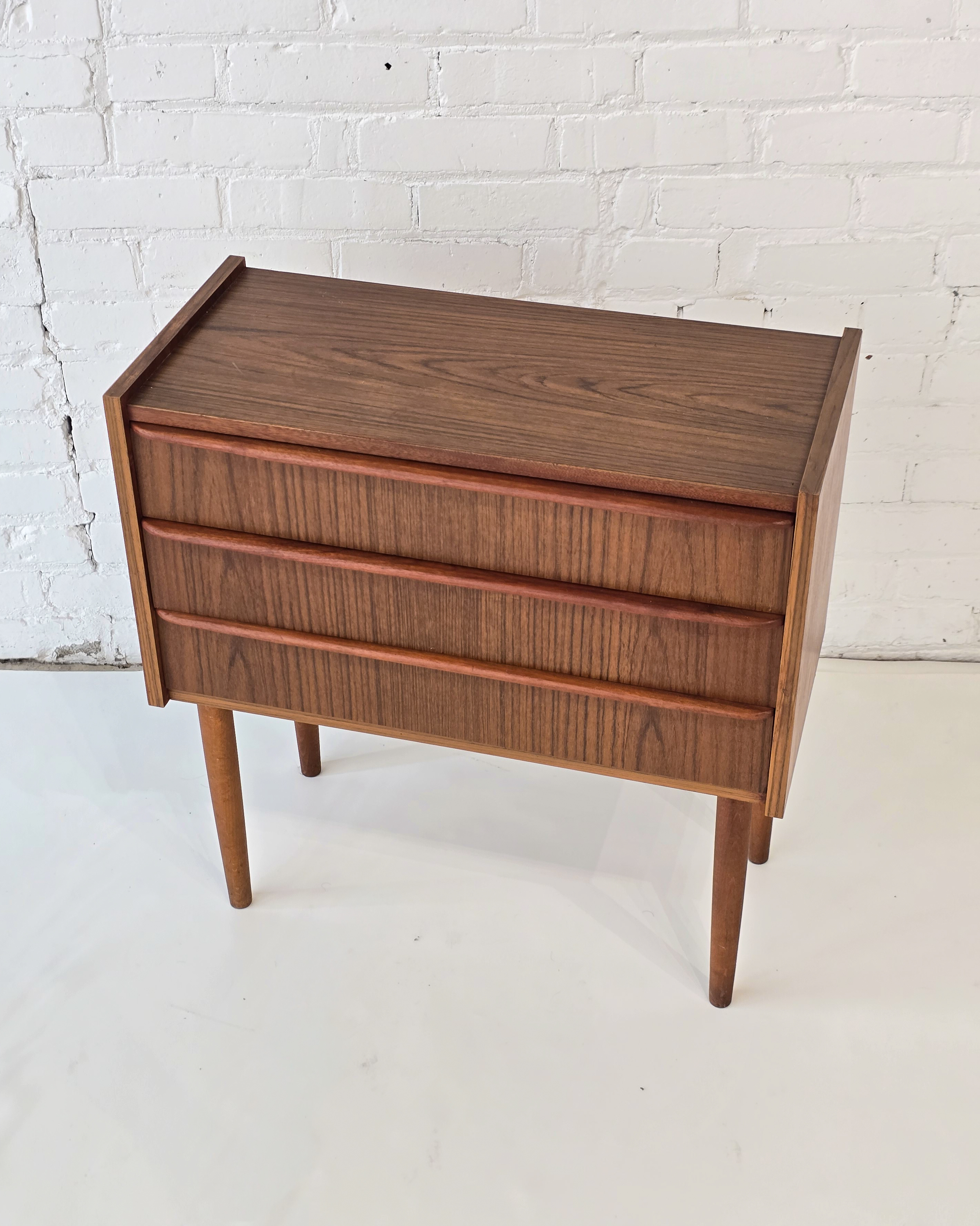 Danish Teak 3-Drawer Chest