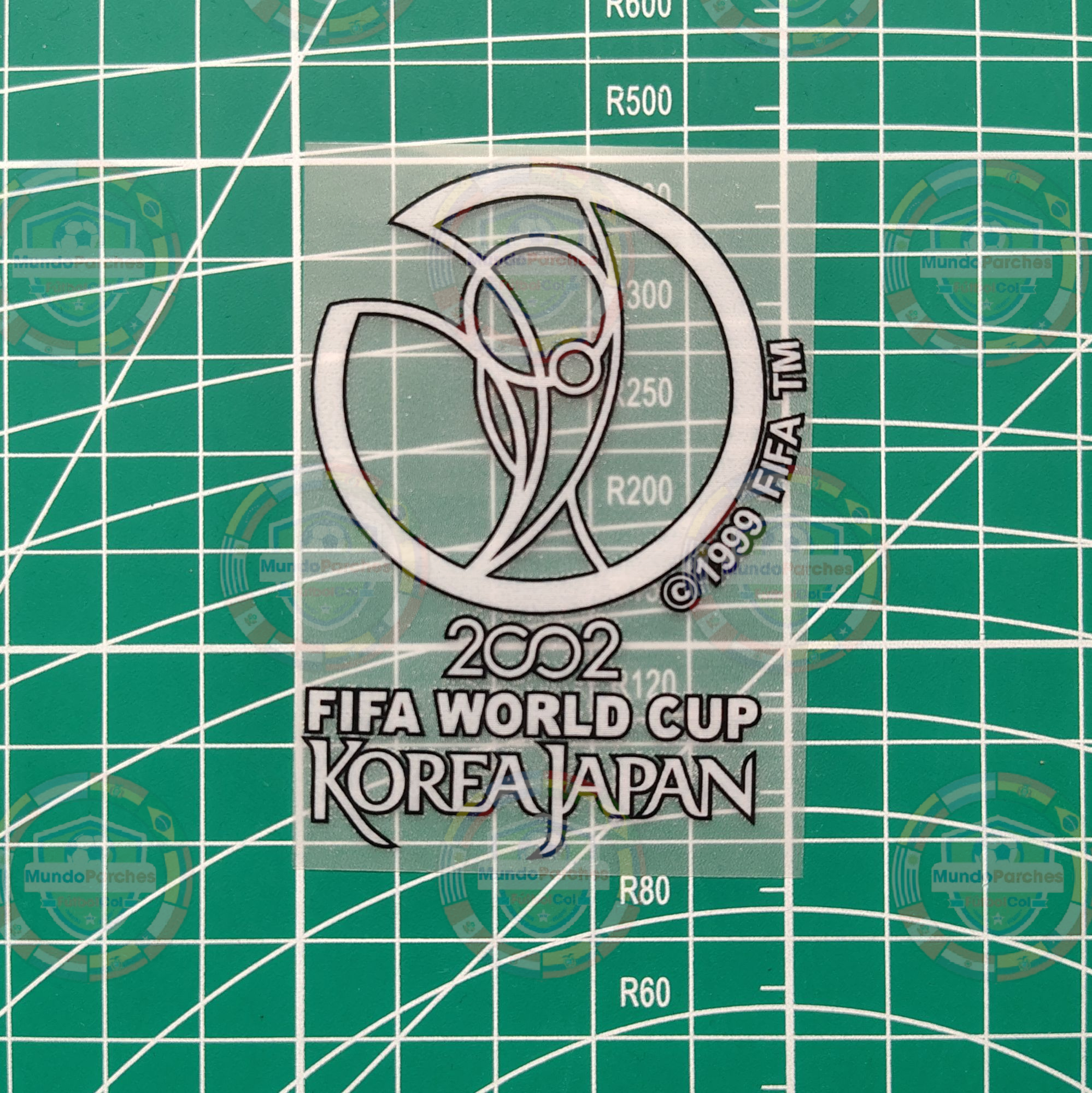 Parche Mundial Japon - Corea 2002 Blanco
