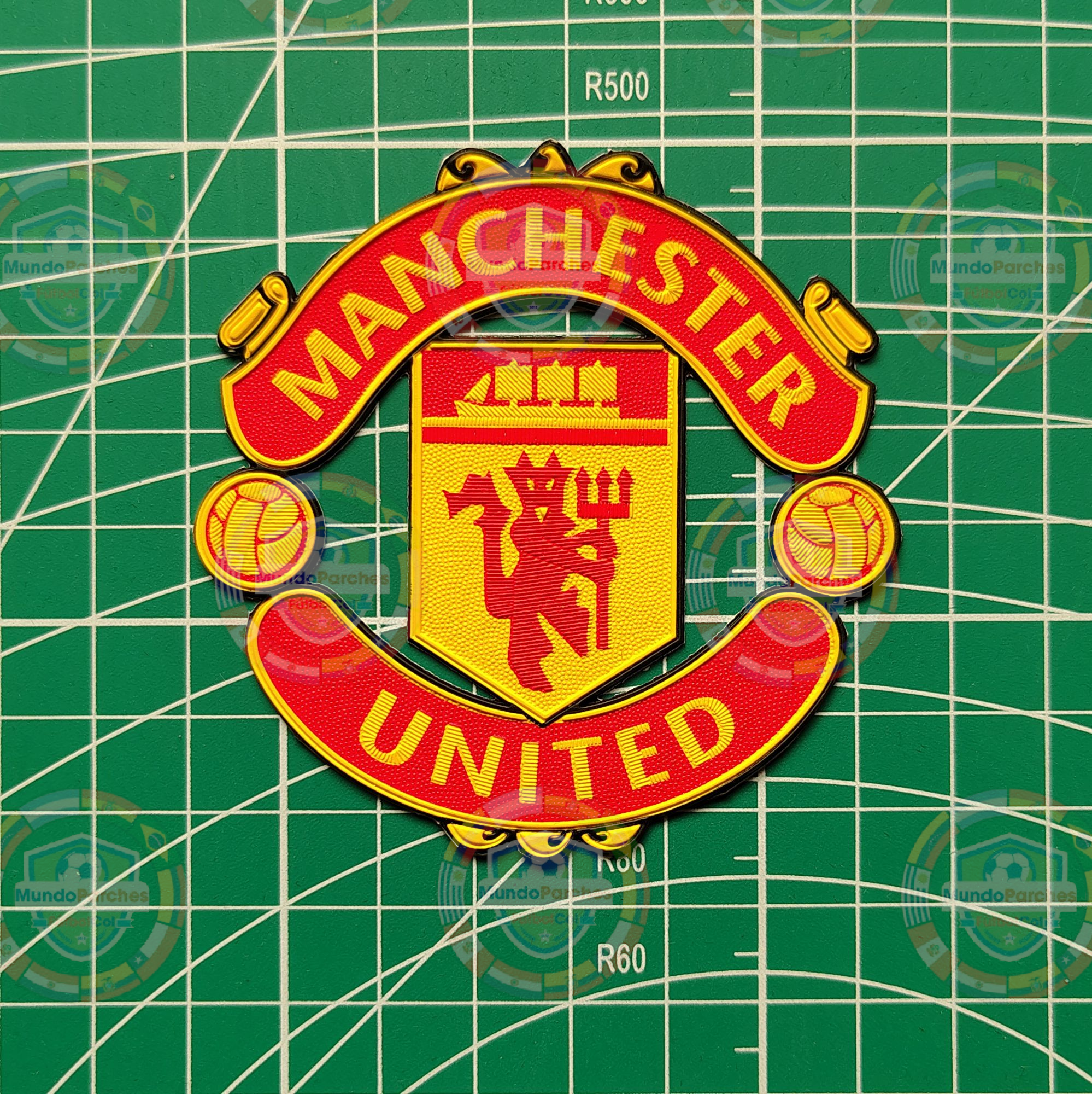 Escudo Manchester United material TPU (caucho) Full Color