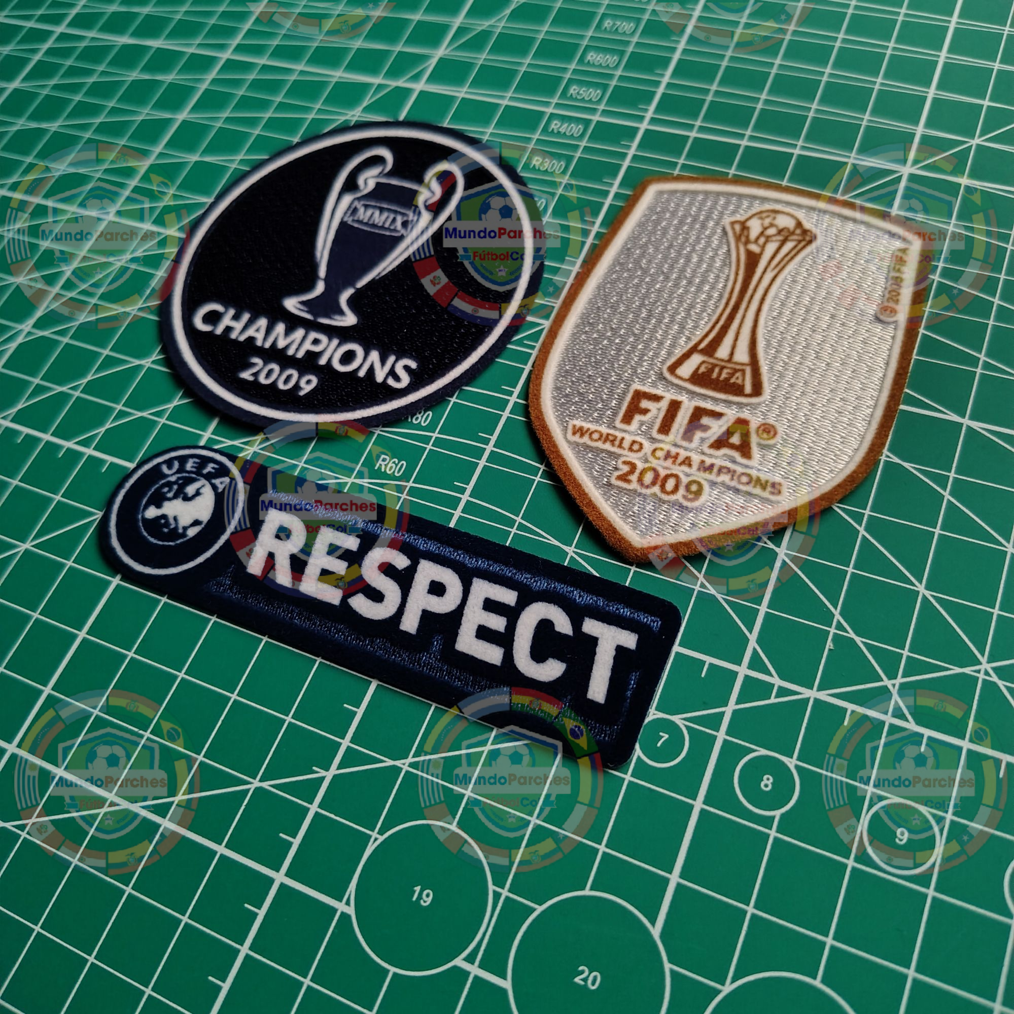 Set Parches Champions League 2009-2010 Barcelona
