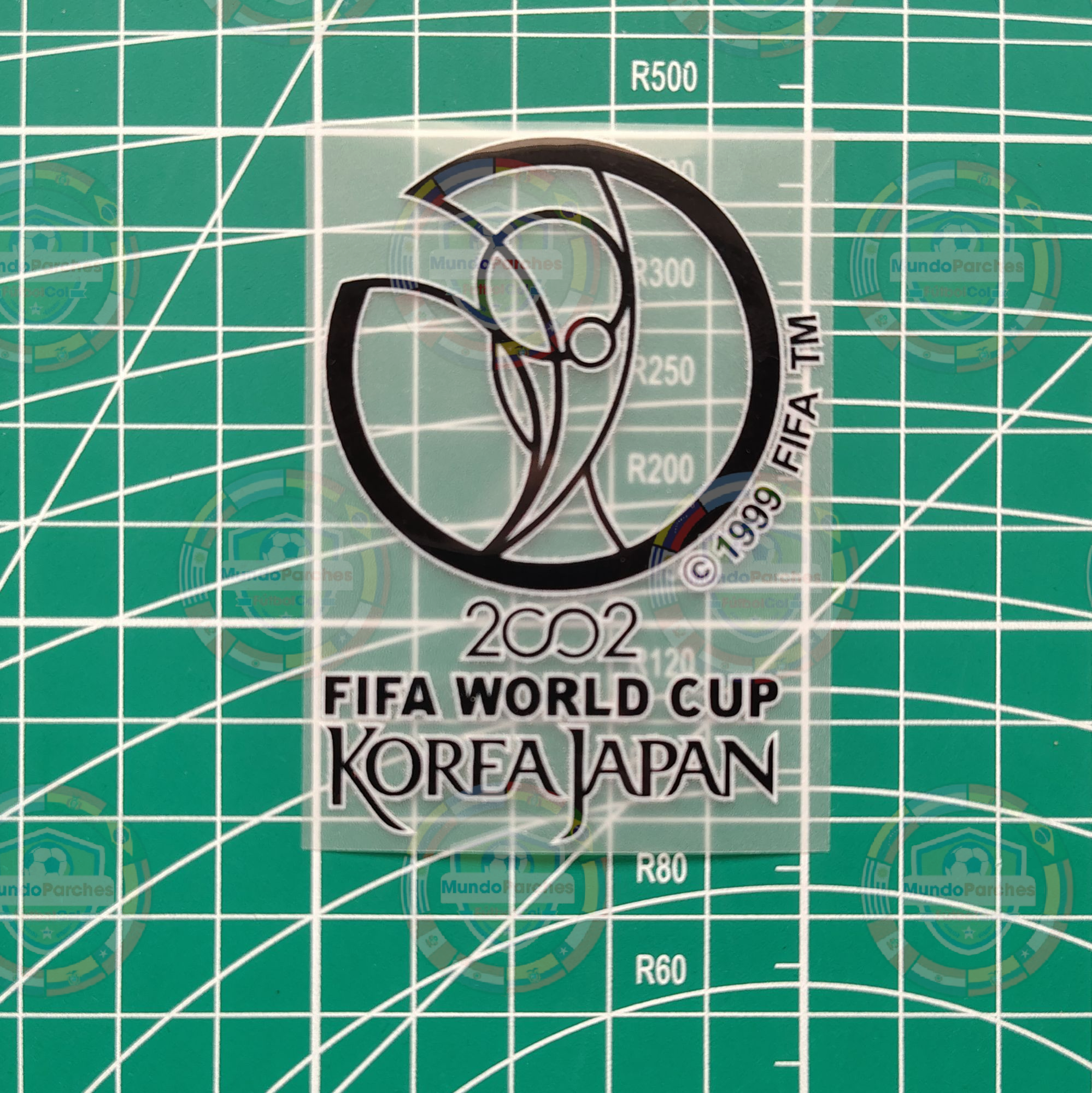 Parche Mundial Japon - Corea 2002 Negro
