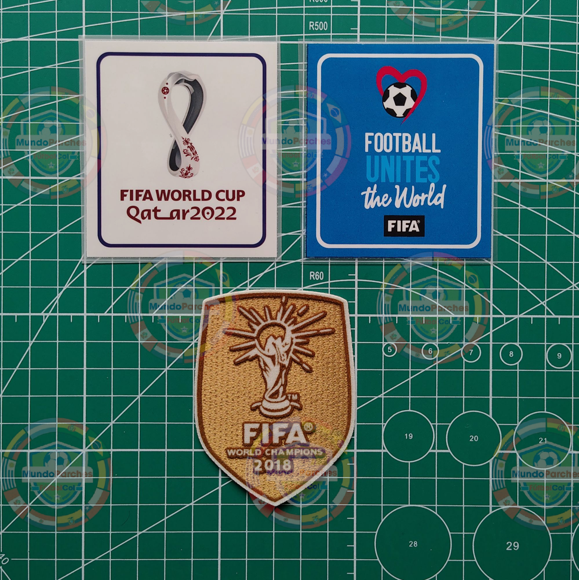 Set Parches Mundial Qatar 2022 Final Selección Francia