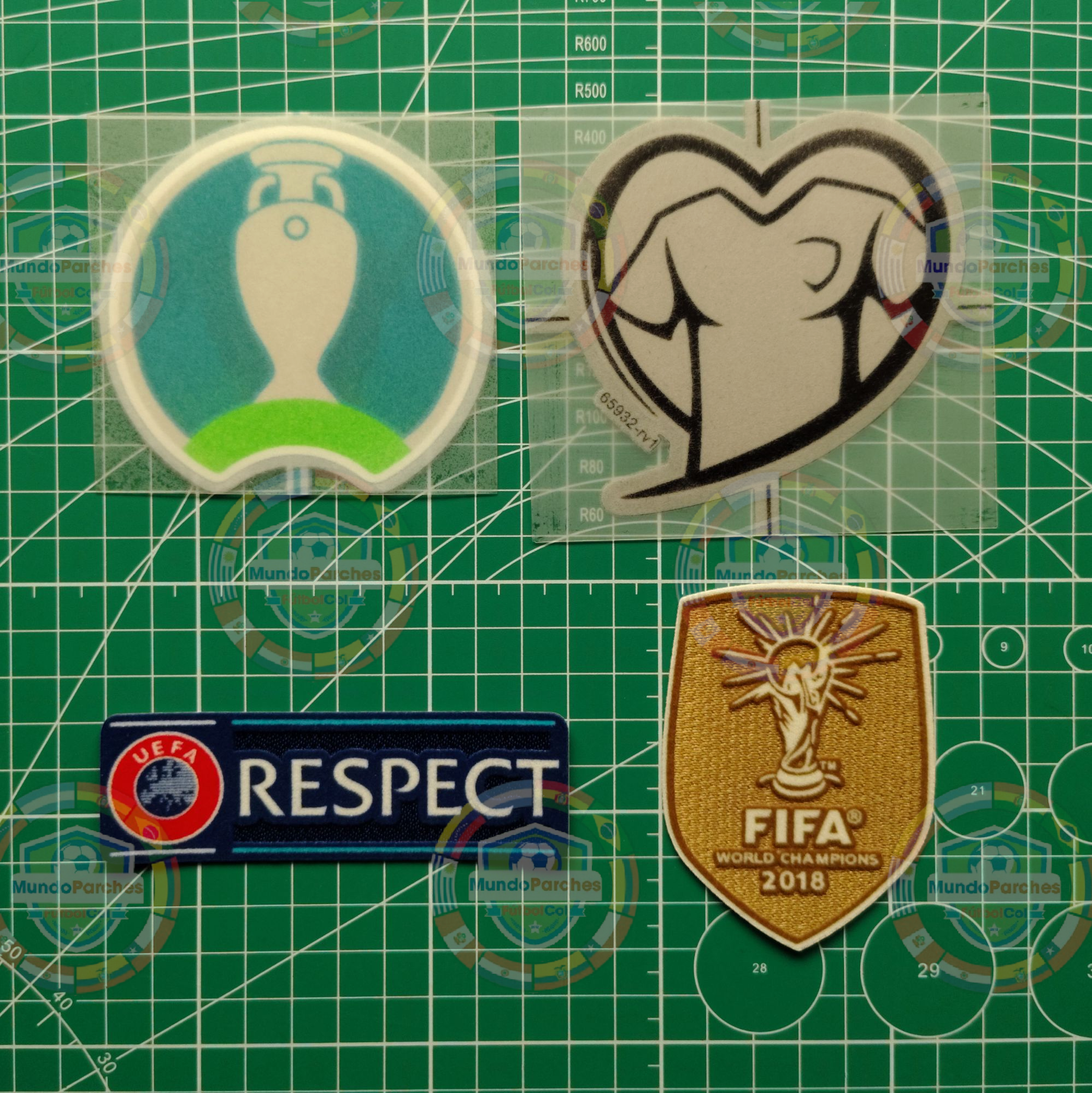 Set Parches Eliminatorias Euro 2020 Selección Francia