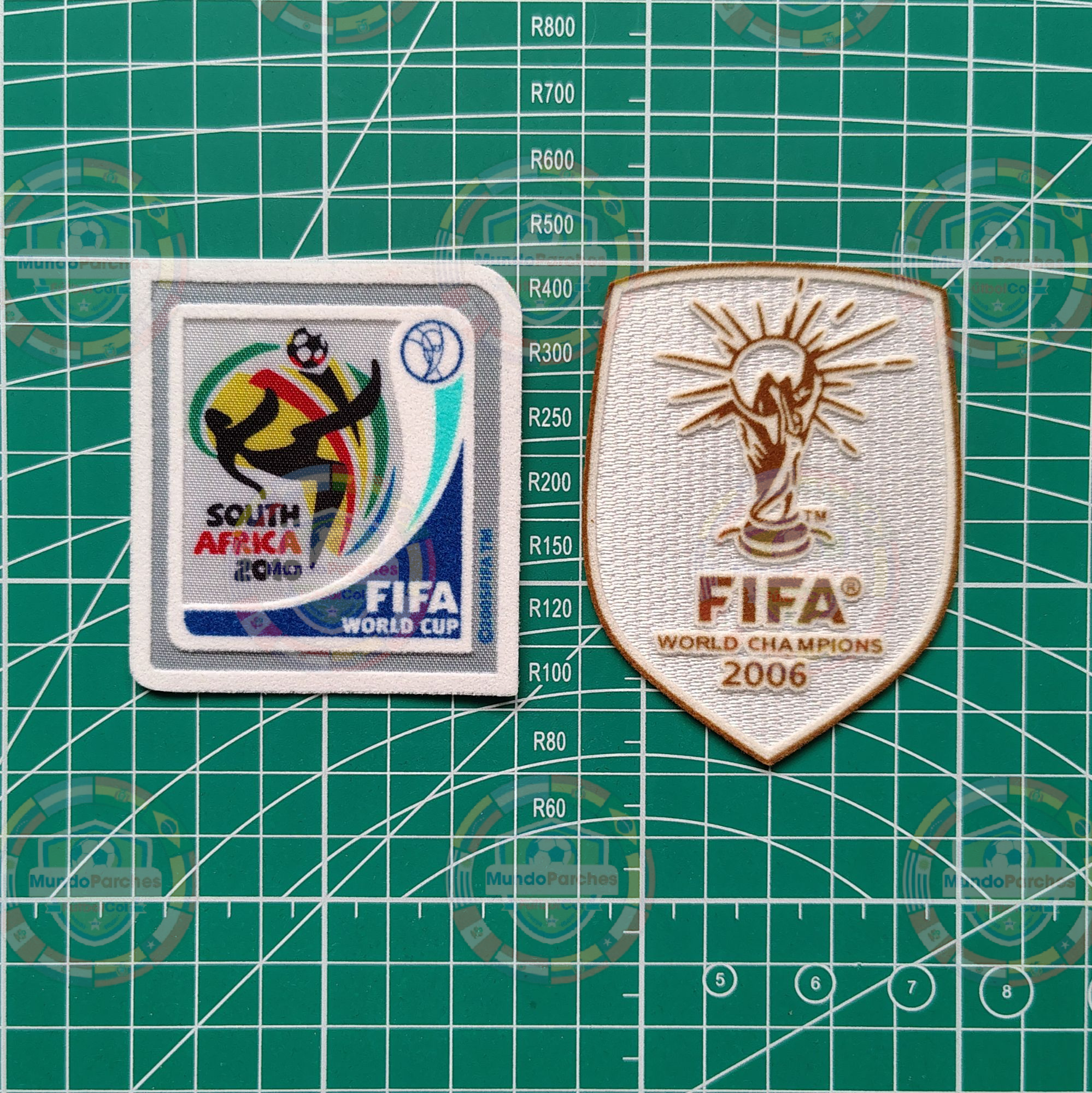 Set Parches Mundial Sudafrica 2010 Seleccion Italia