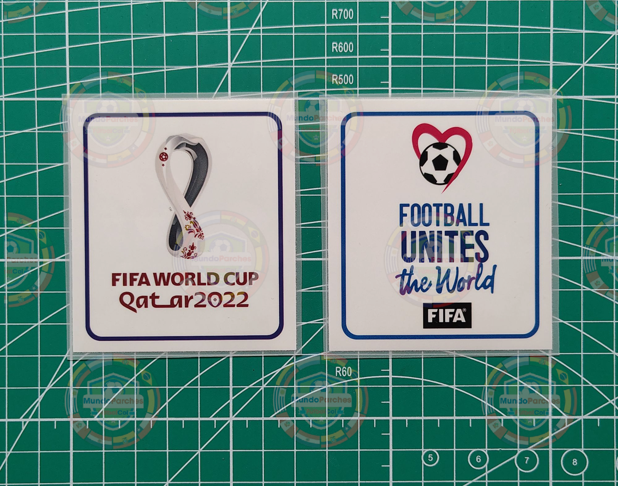 Set Parches Mundial Qatar 2022 Prendas Oscuras
