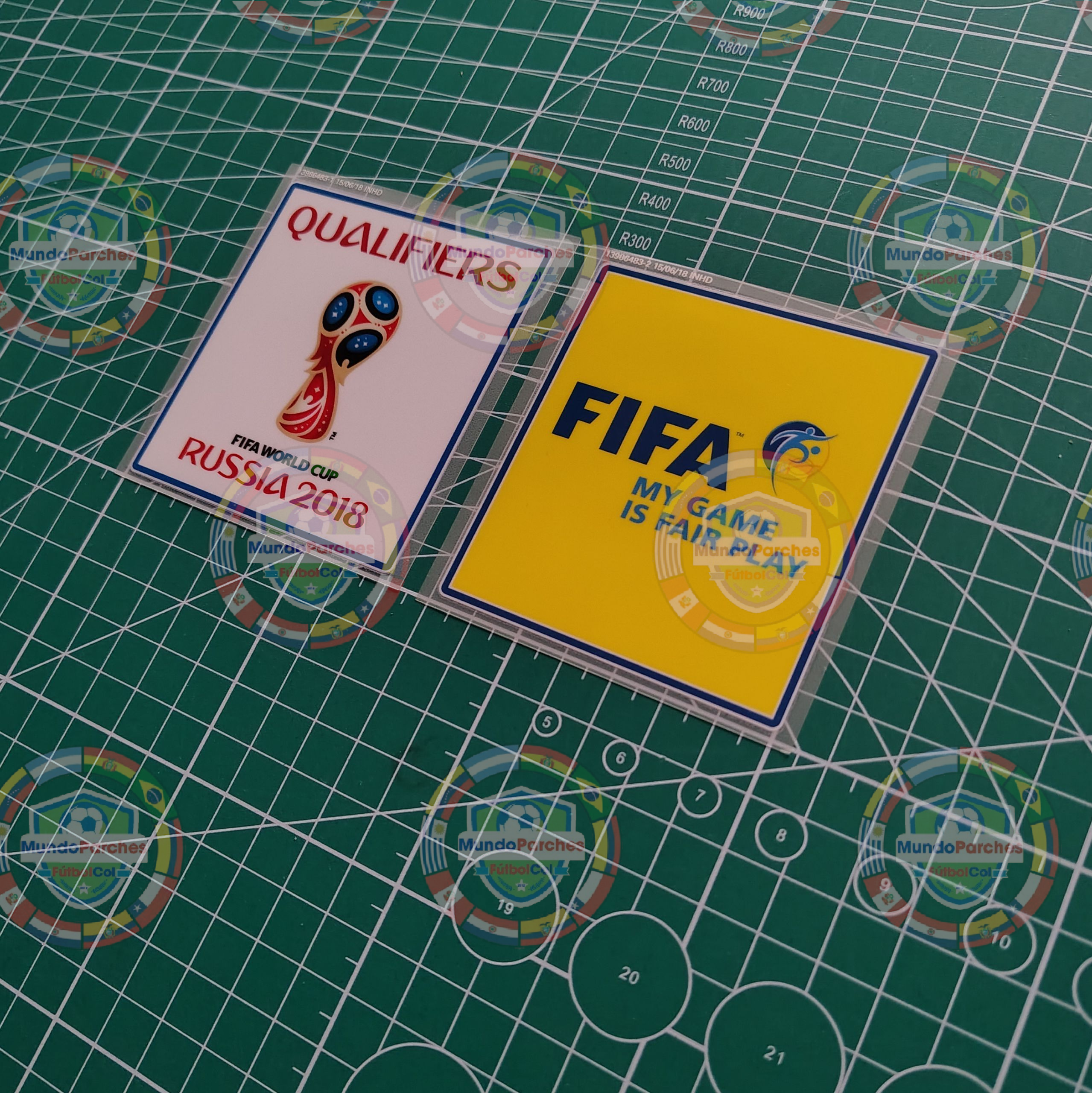 Set Parches Eliminatorias Mundial Rusia 2018 Original