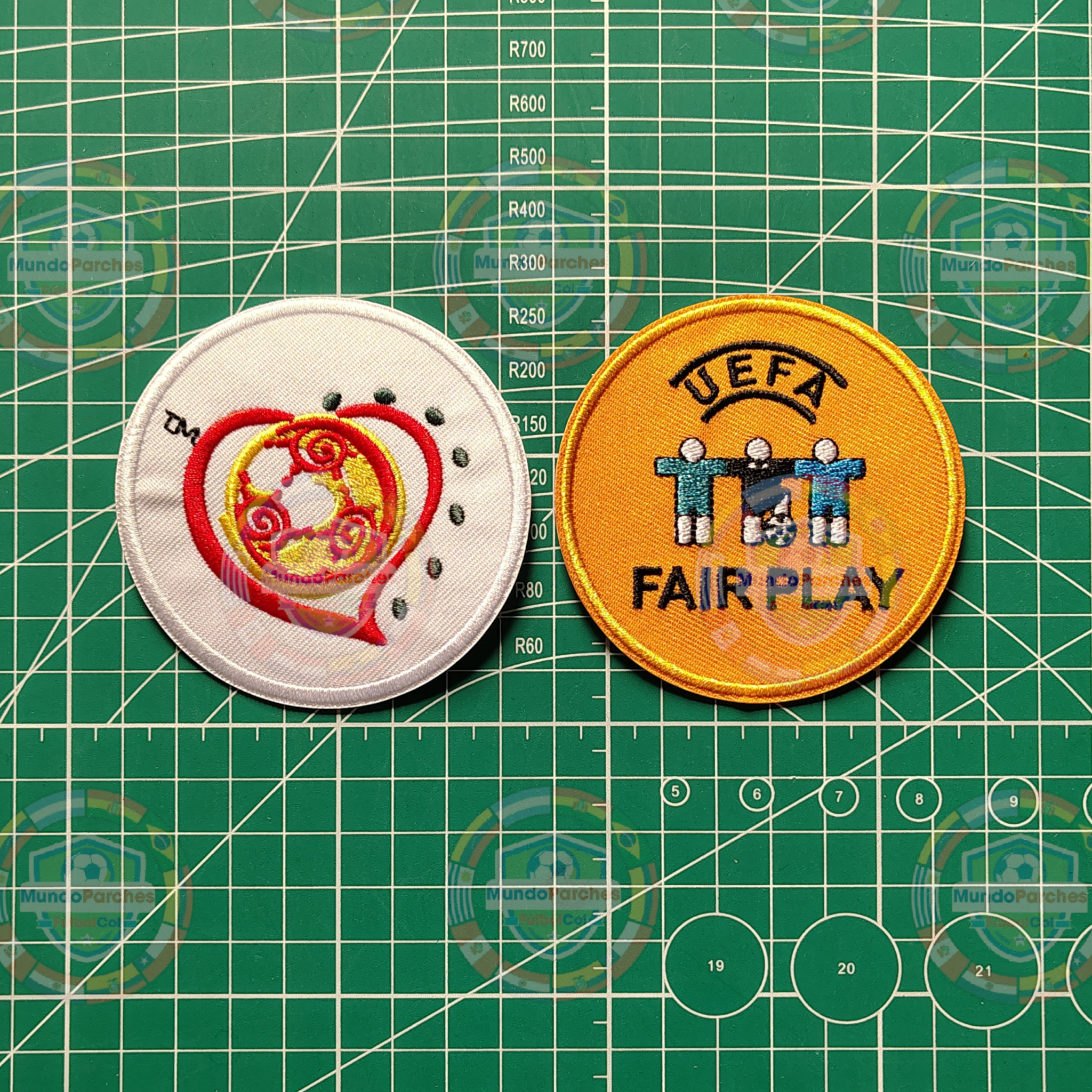 Set Parches Euro 2004