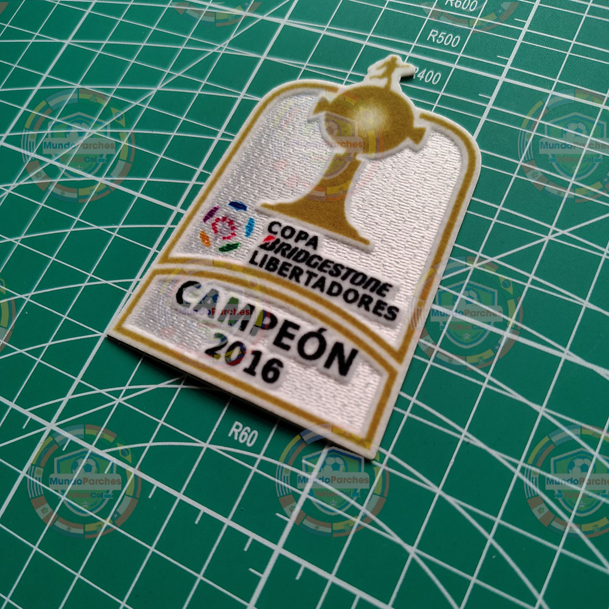 Parche Campeón Copa Libertadores Bridgestone 2016 Atlético Nacional