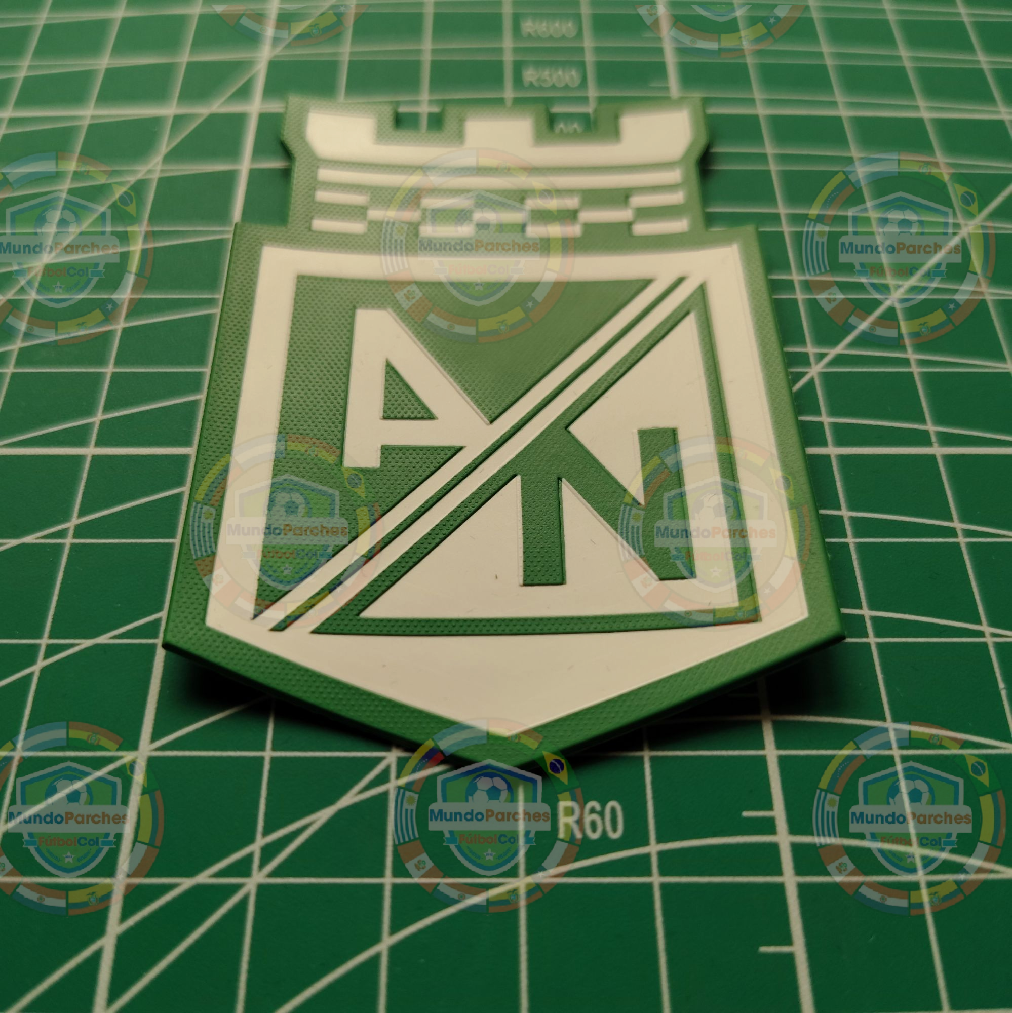 Escudo Atlético Nacional Material Tpu (Caucho) Full Color