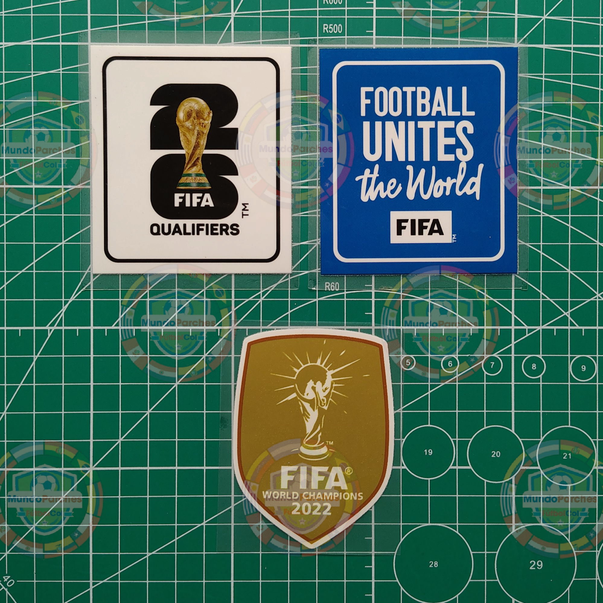 Set Parches Eliminatorias Mundial 2026 Selección Argentina