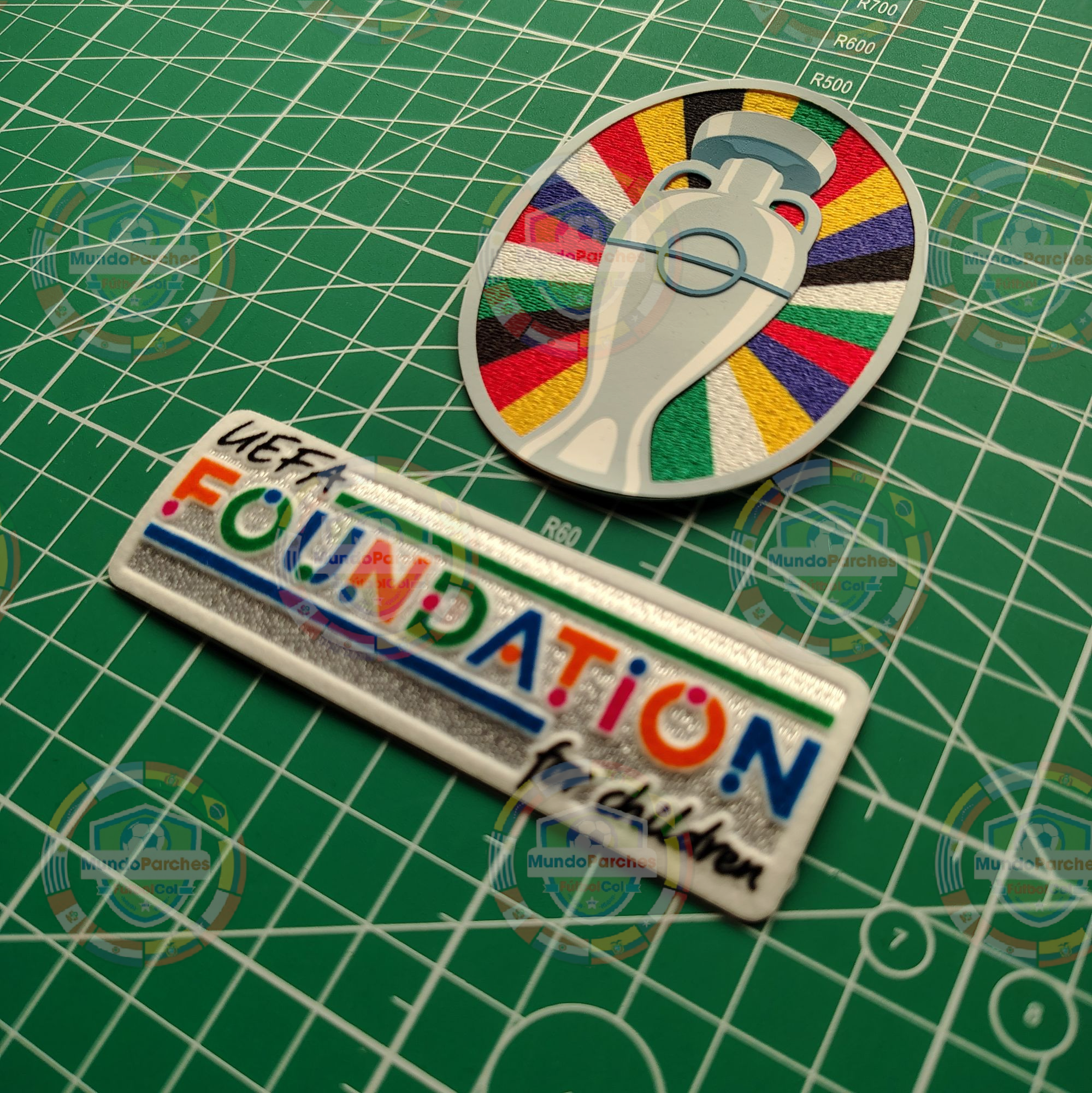 Set Parches Euro 2024 Cauchado