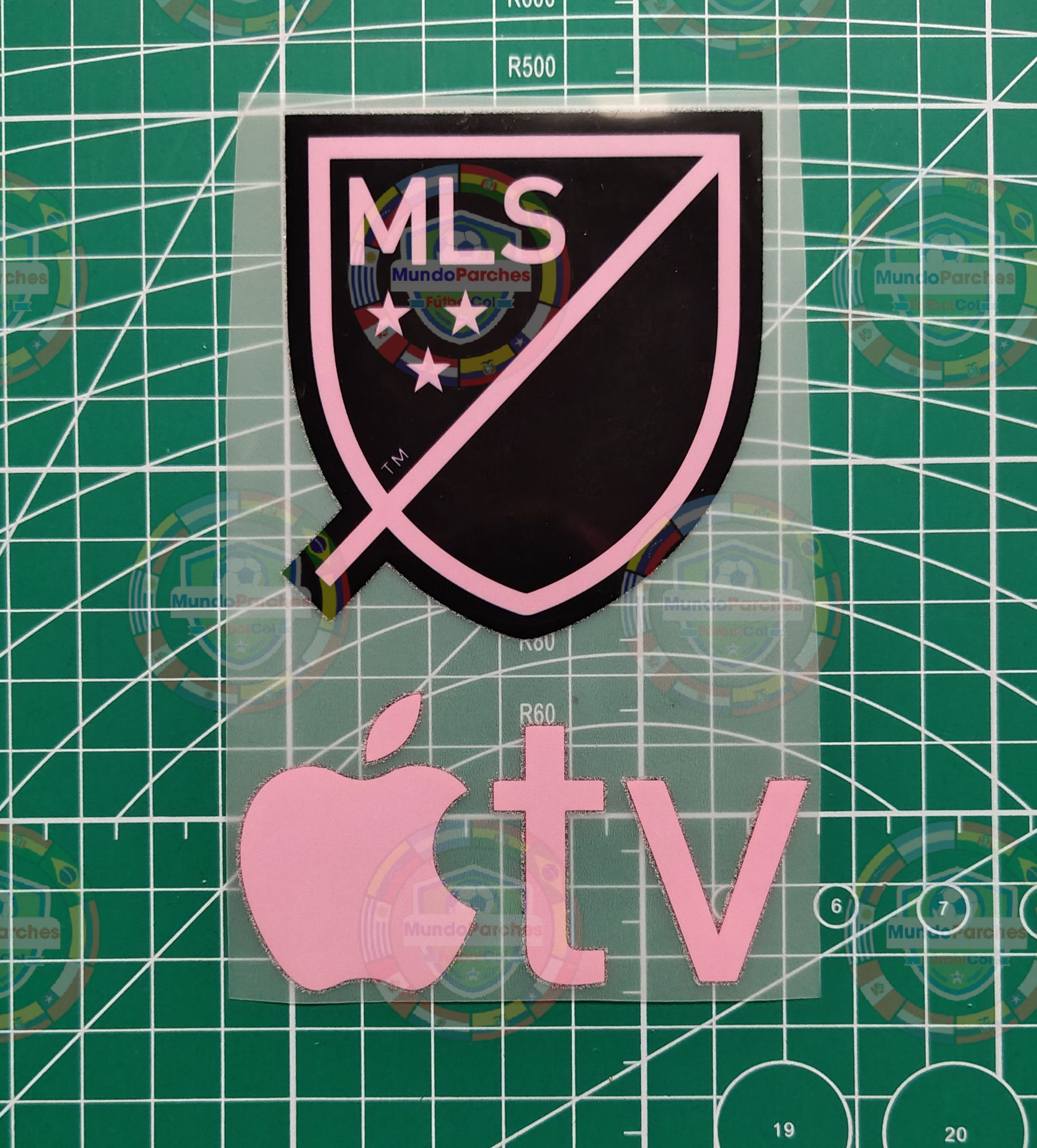 Parche MLS Apple Tv Rosado Inter Miami