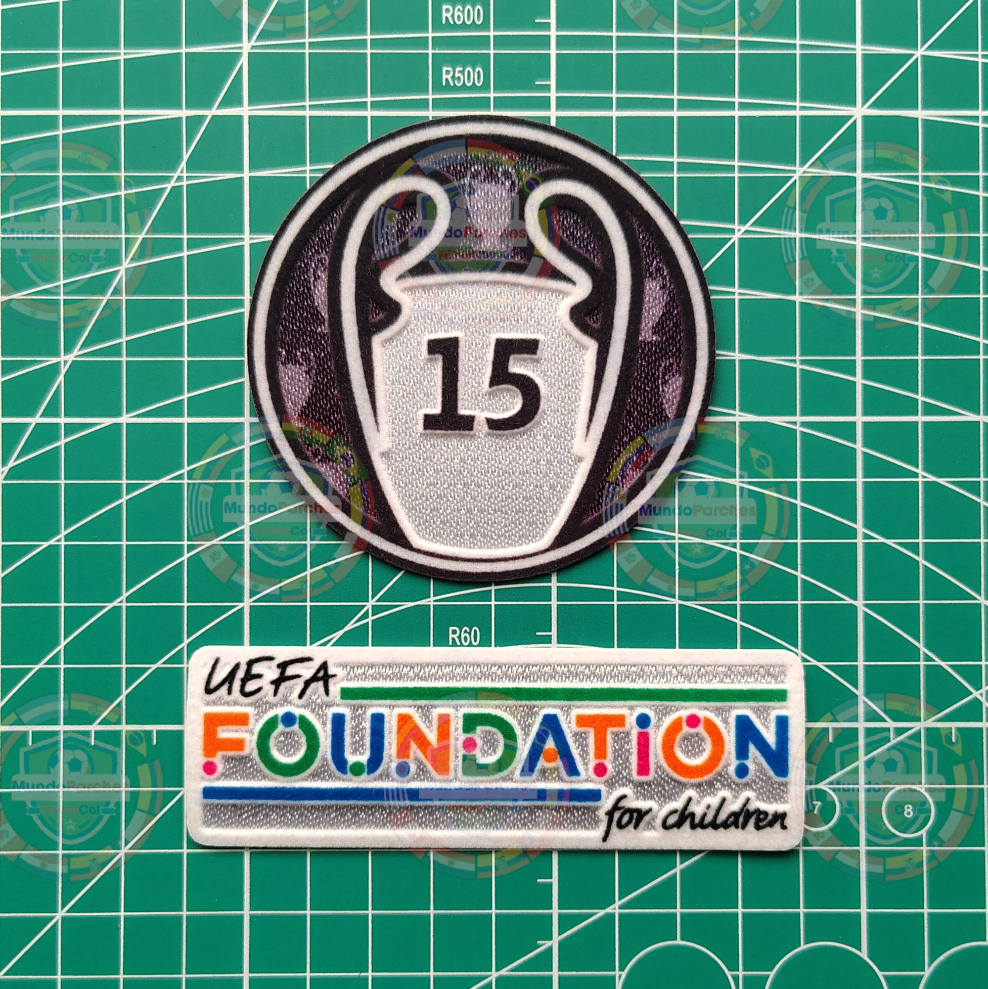 Promoción Set Parches Champions League 2024-2025 Real Madrid
