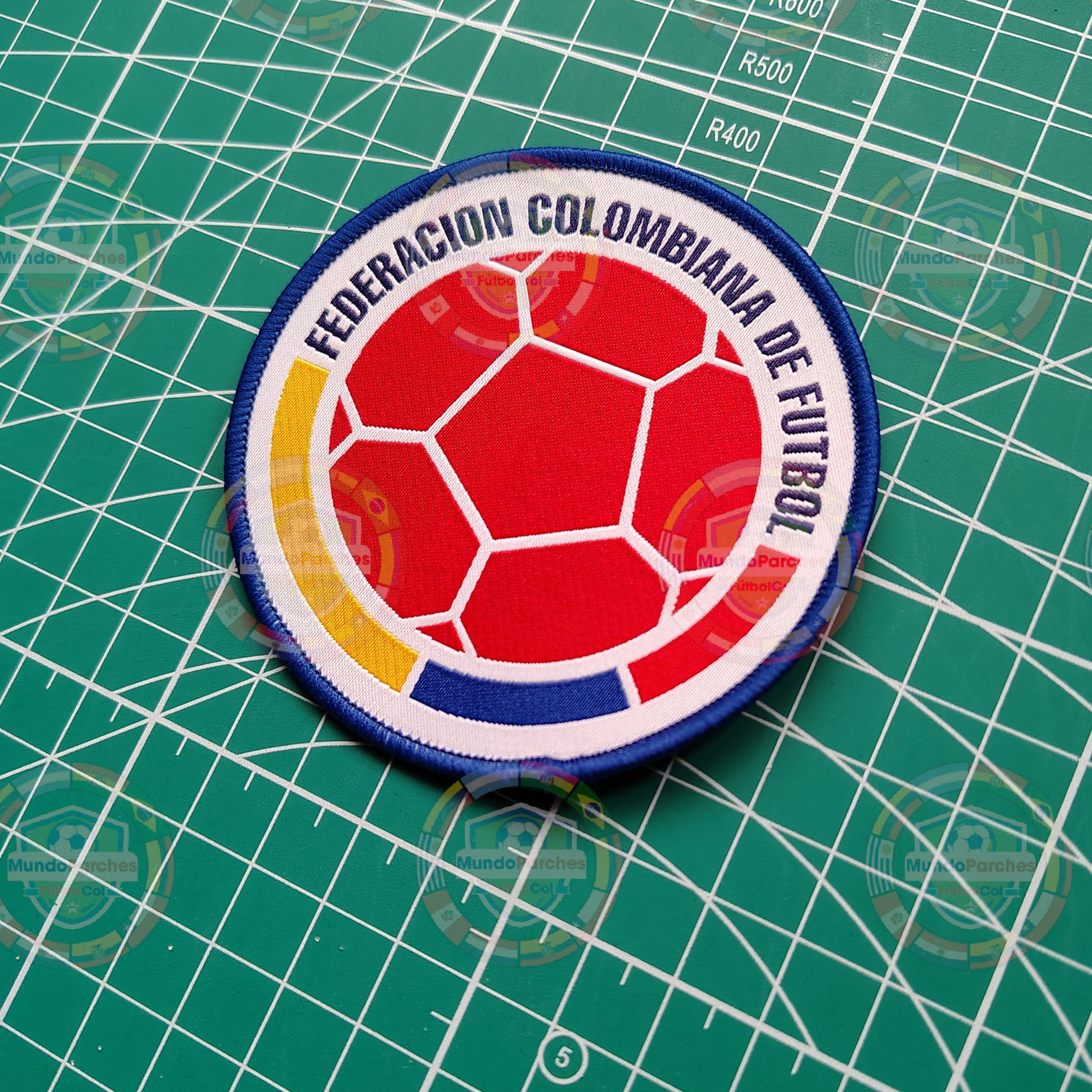 Escudo Selección Colombia Material Tejido Full Color