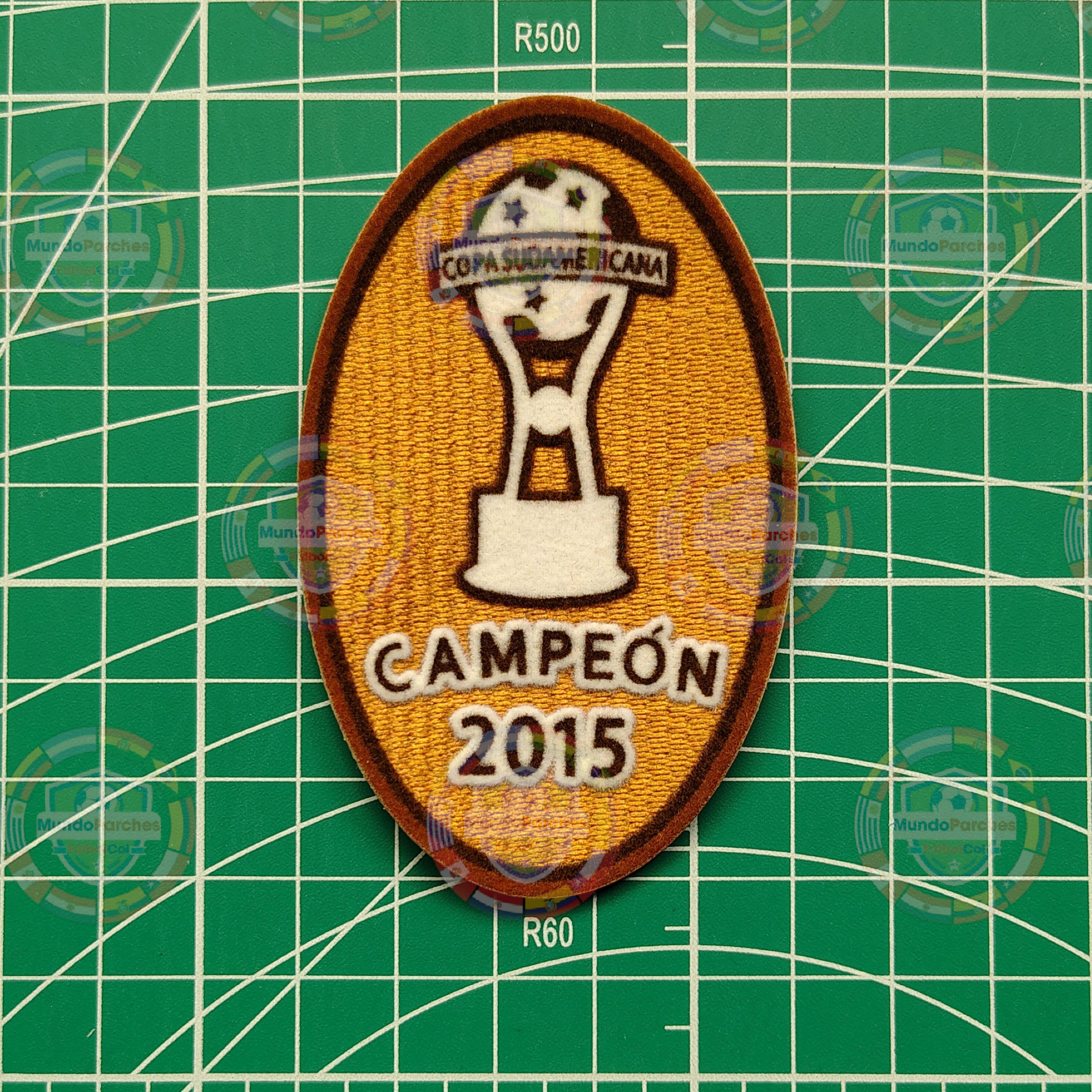 Parche Campeón Copa Sudamericana 2015 Independiente Santa Fe Conmebol