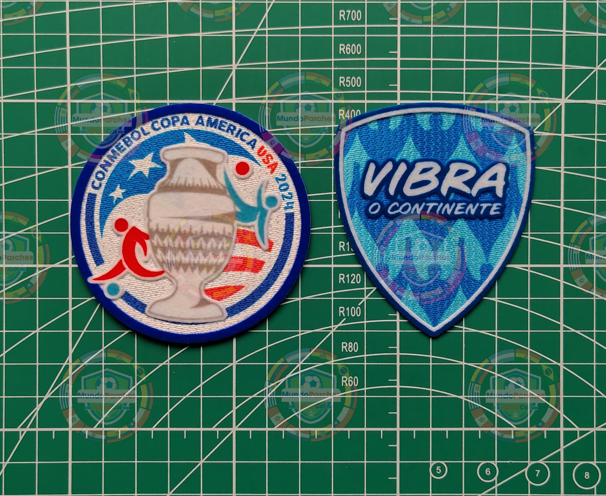 Set Parches Copa América Usa 2024 Selección Brasil