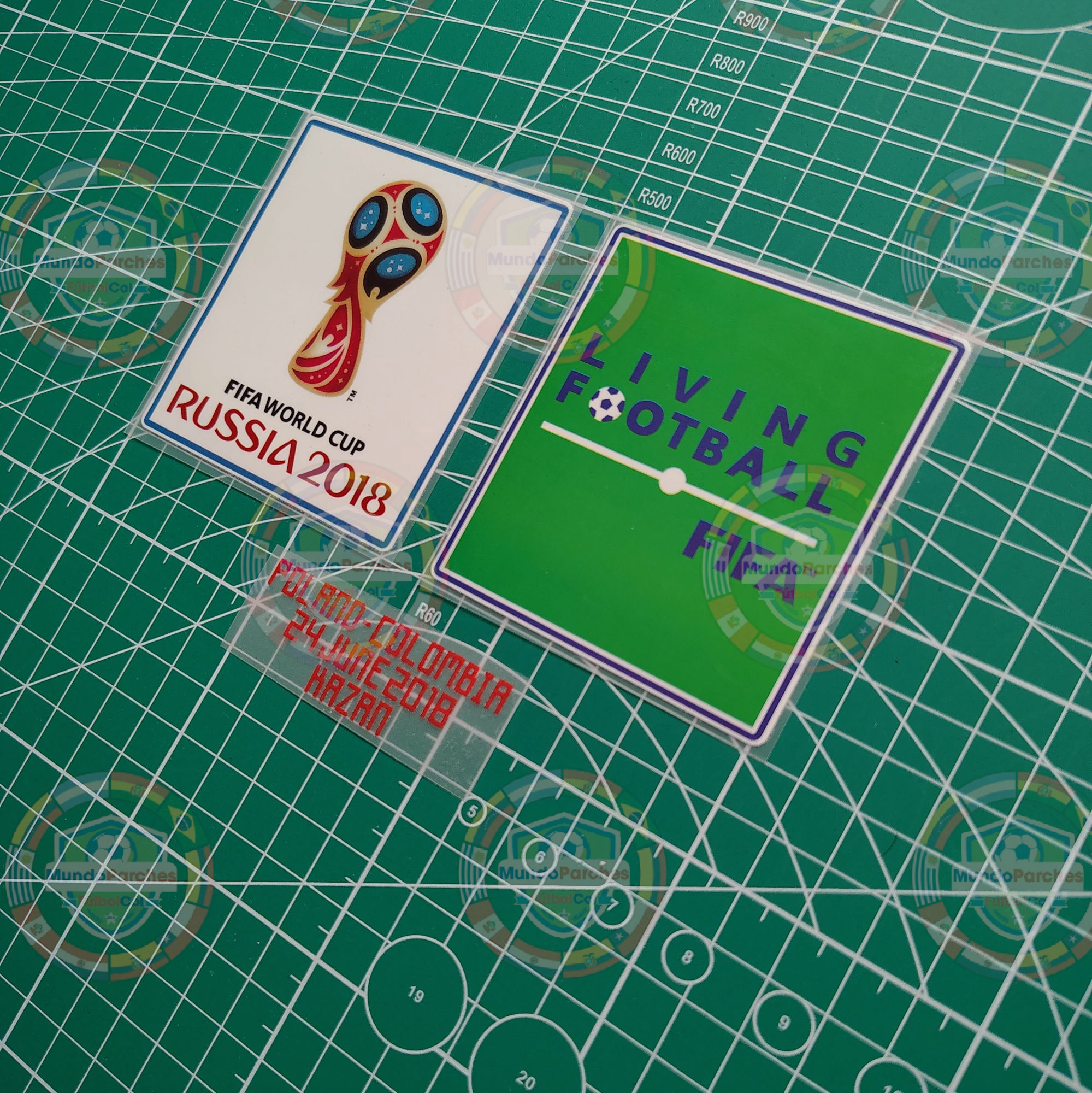 Set Parches Mundial Rusia 2018 Vs Polonia