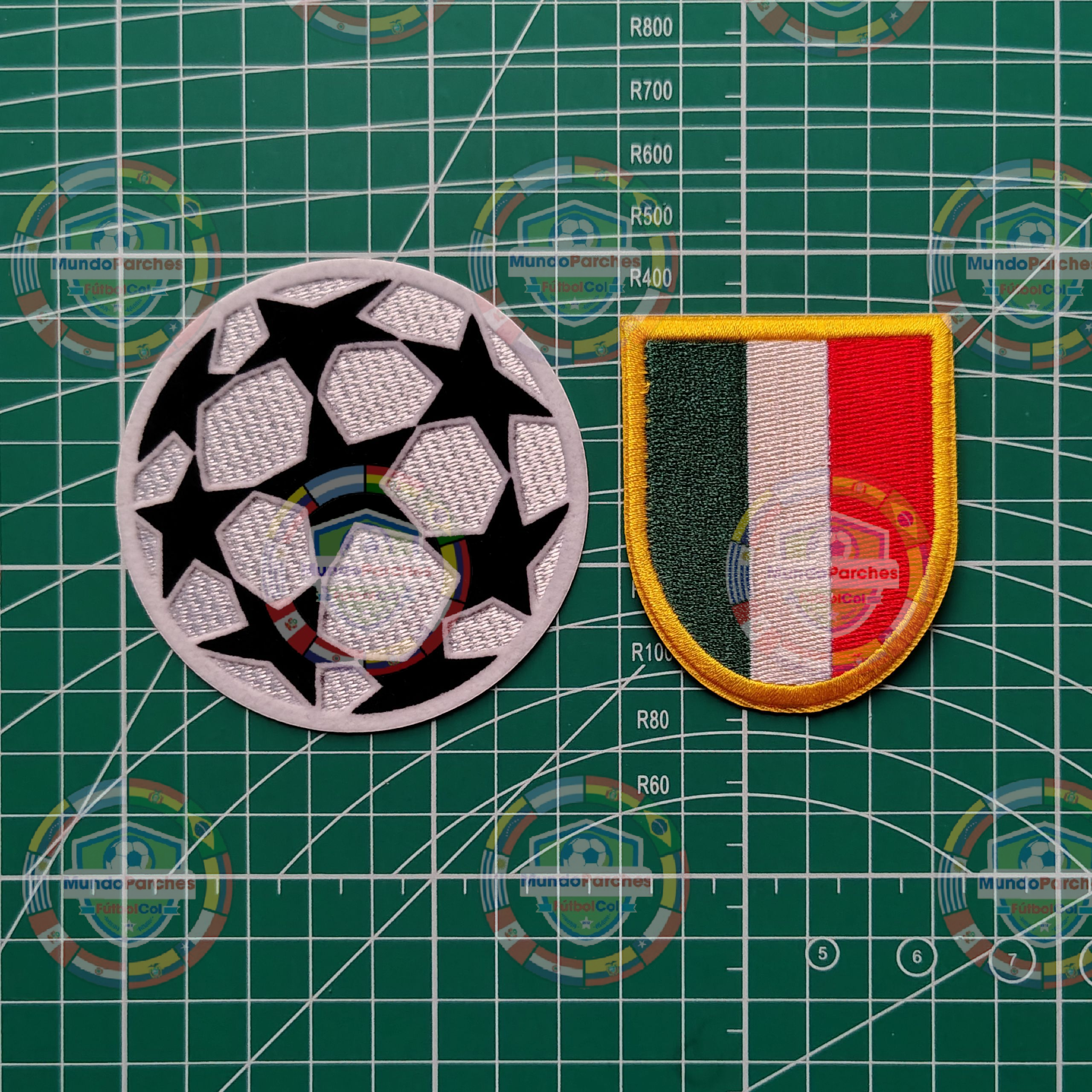 Set Parches Champions League 2002-2003 Juventus