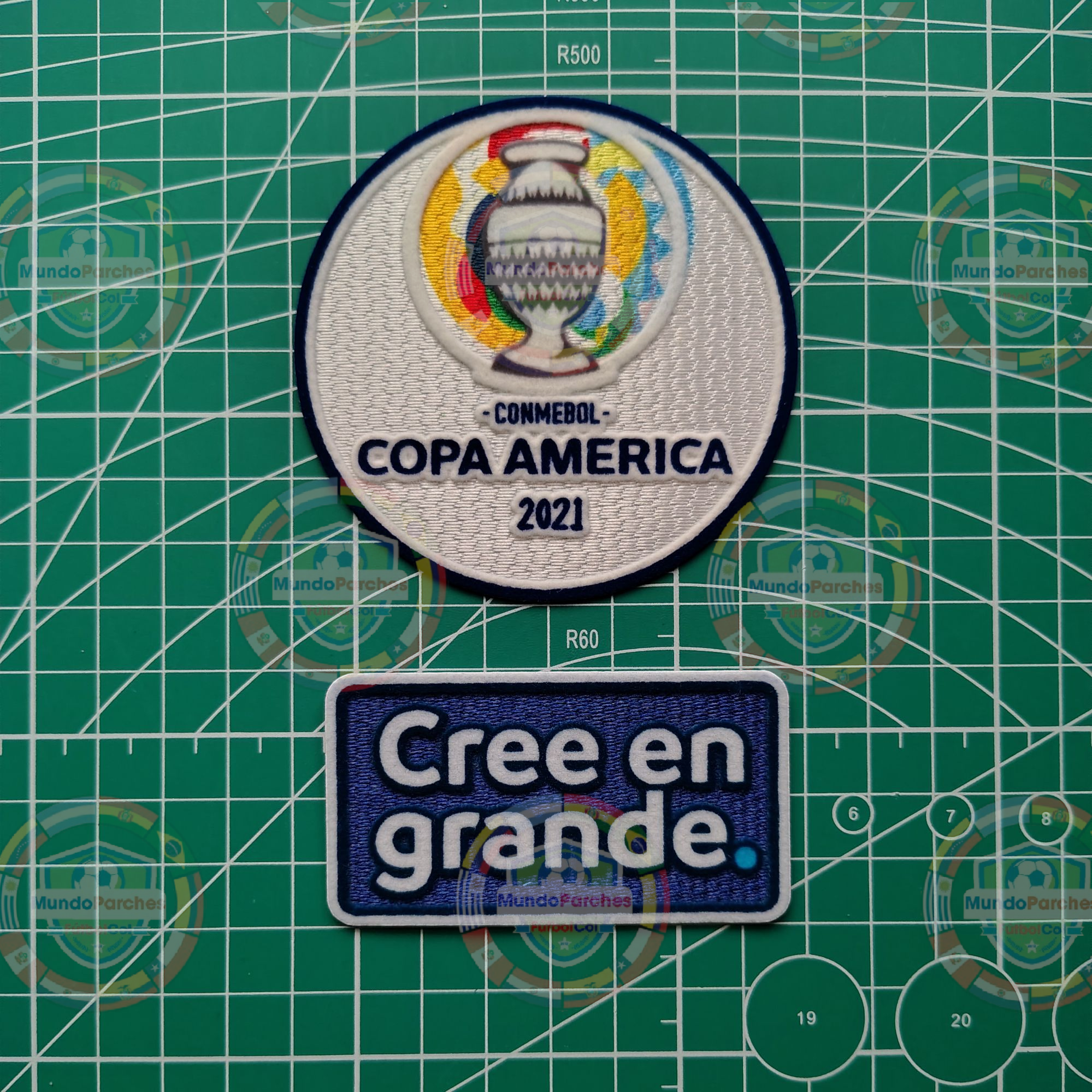 Set Parches Copa América 2021 Selección Ecuador y Venezuela