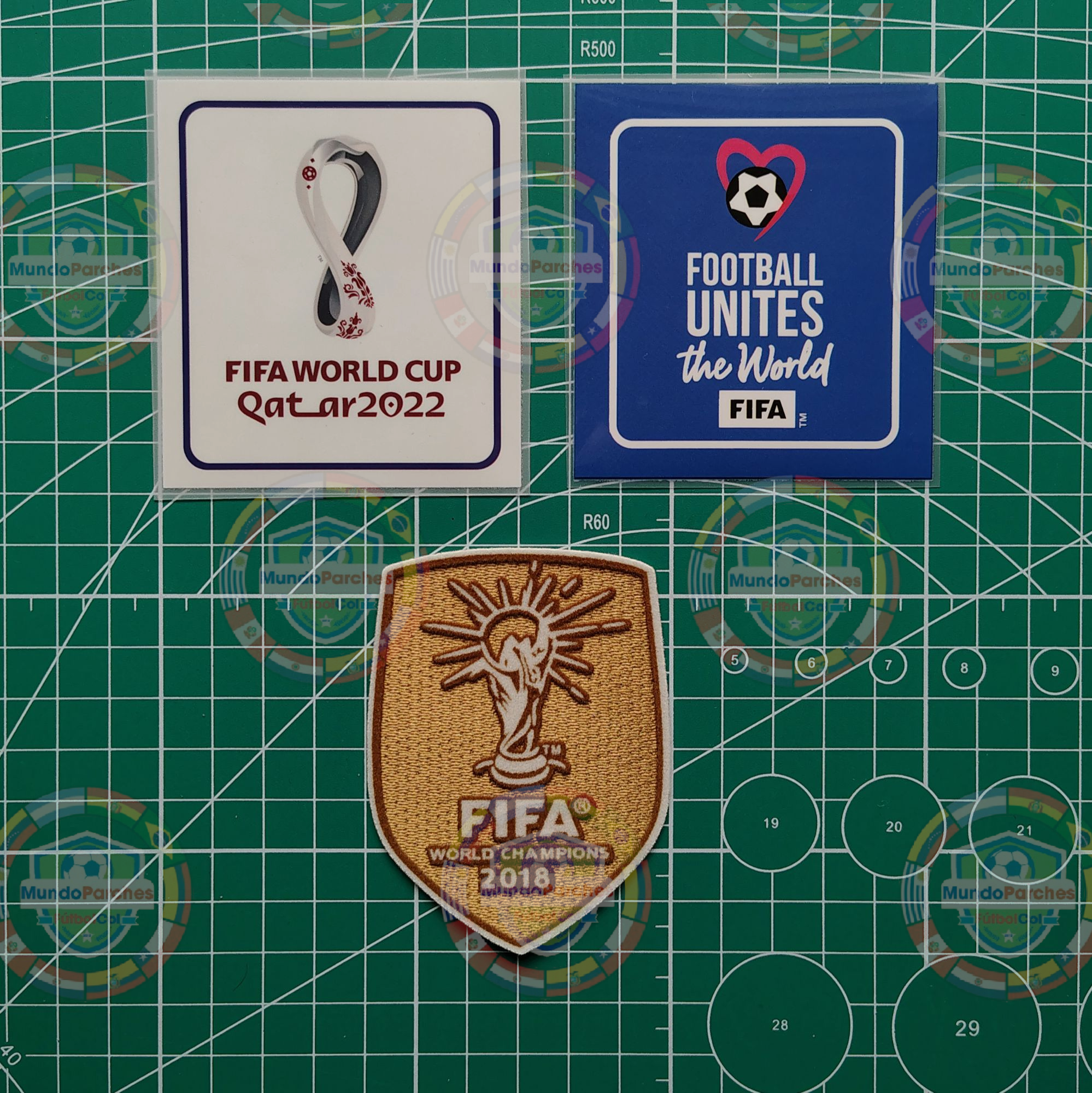 Set Parches Mundial Qatar 2022 Final Selección Francia