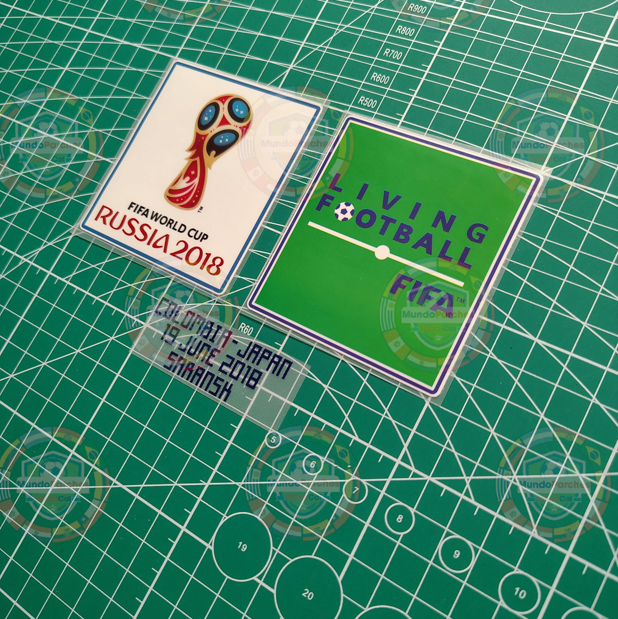 Set Parches Mundial Rusia 2018 Vs Japón