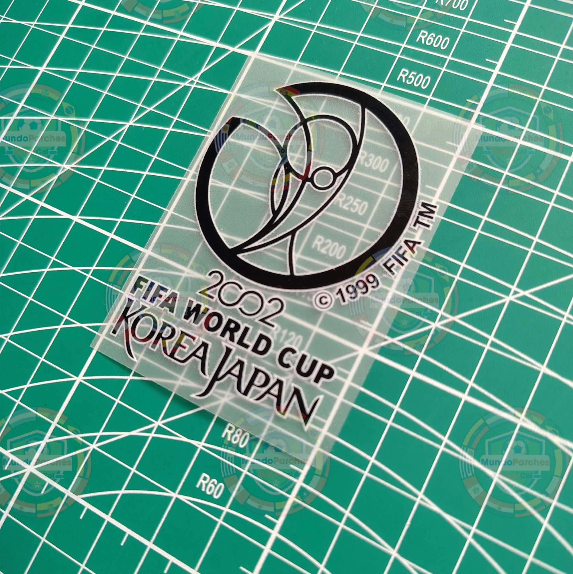 Parche Mundial Japon - Corea 2002 Negro