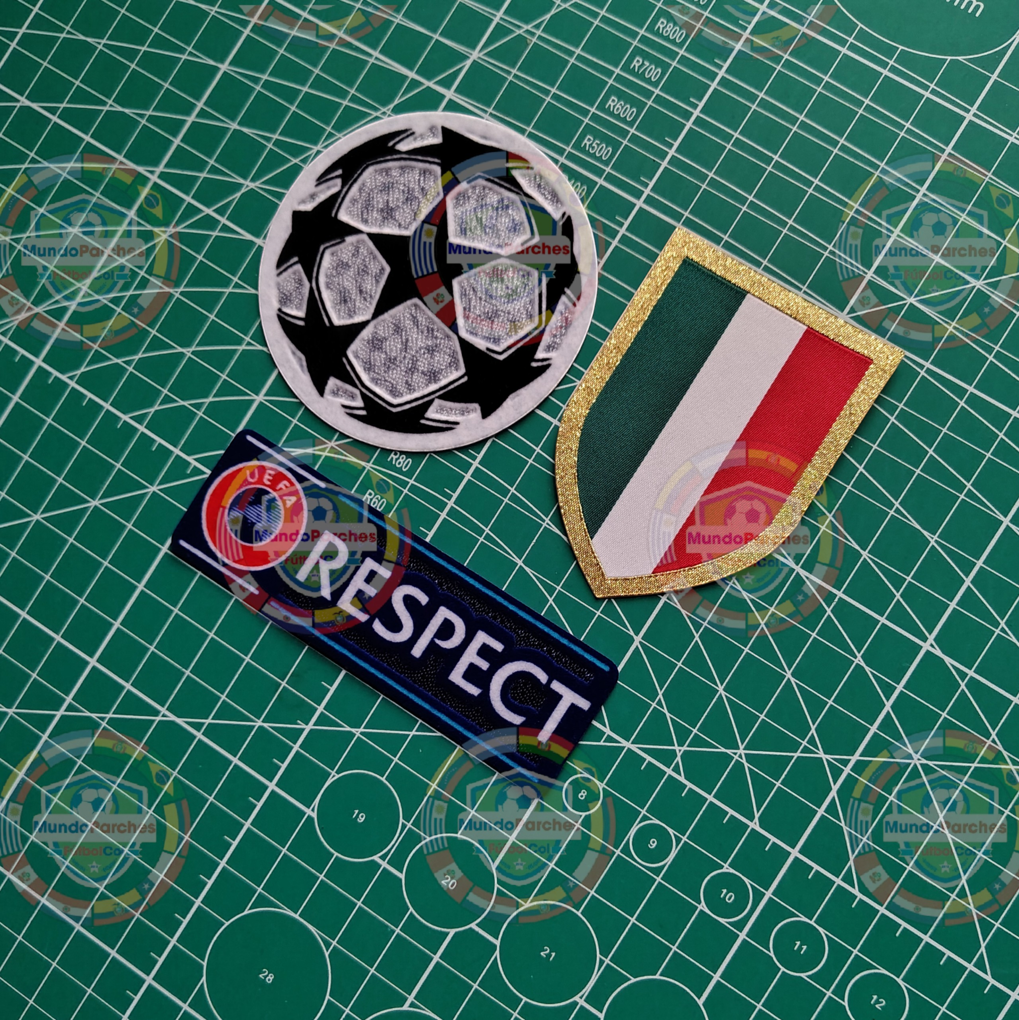 Set Parches Champions League 2014- 2015 Juventus