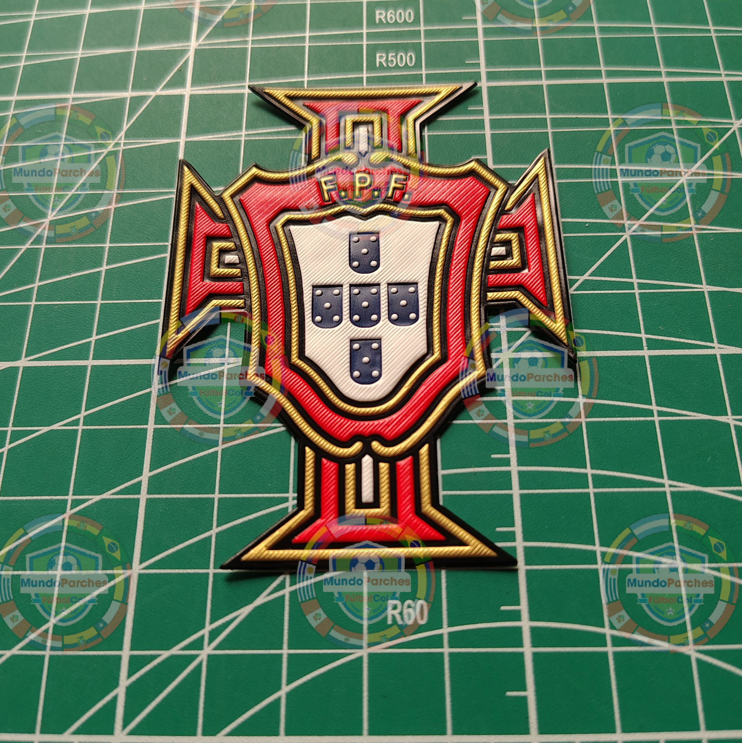 Escudo Selección Portugal Material Tpu (Caucho)