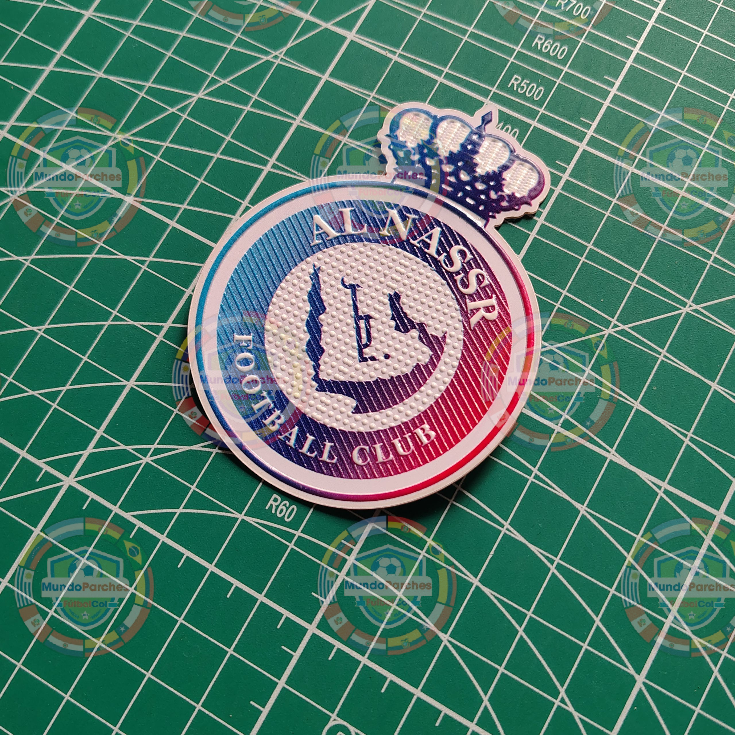 Escudo Al Nassr Material Tpu (Caucho) Degrade