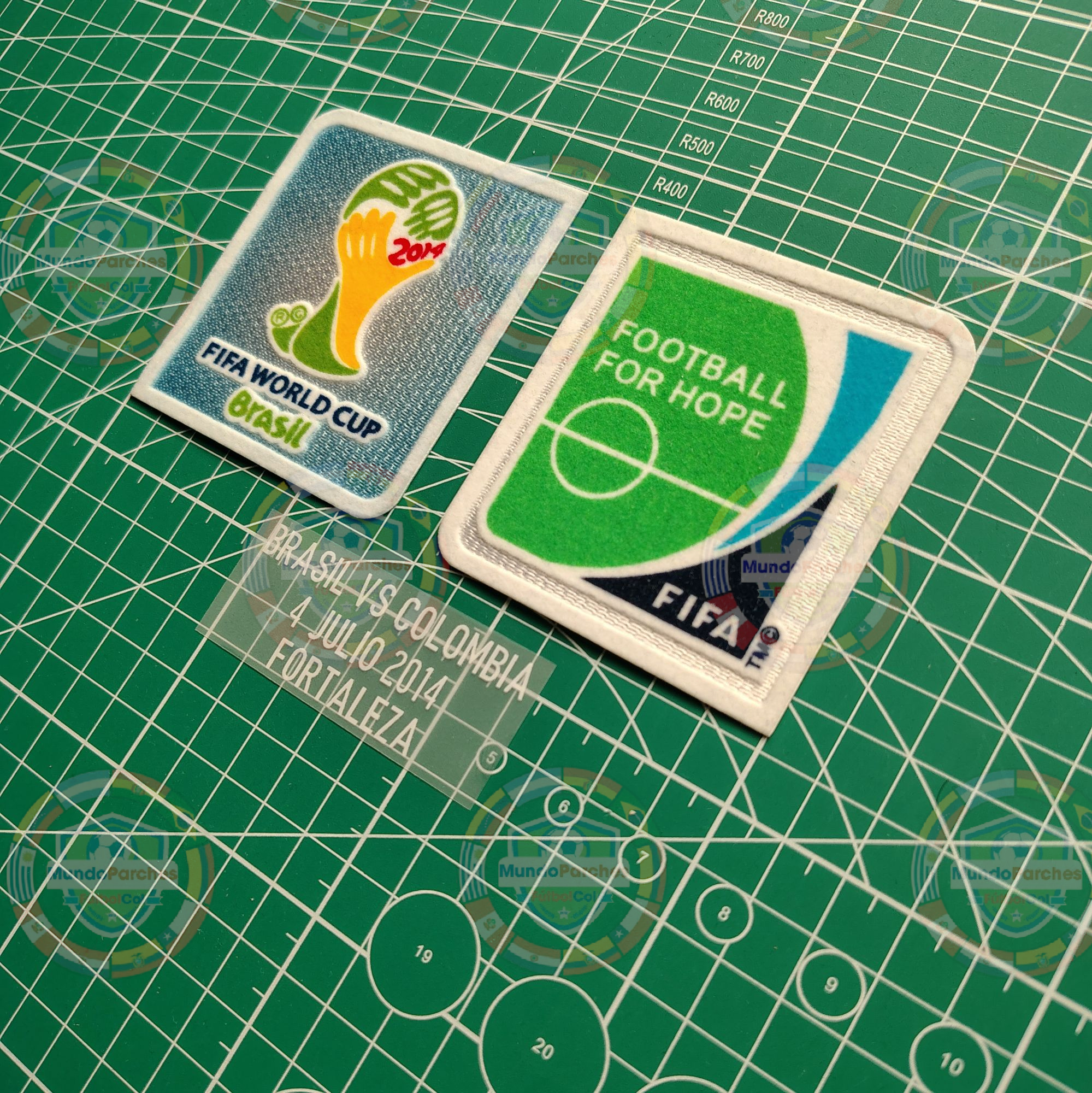 Set Parches Mundial Brasil 2014 Vs Brasil