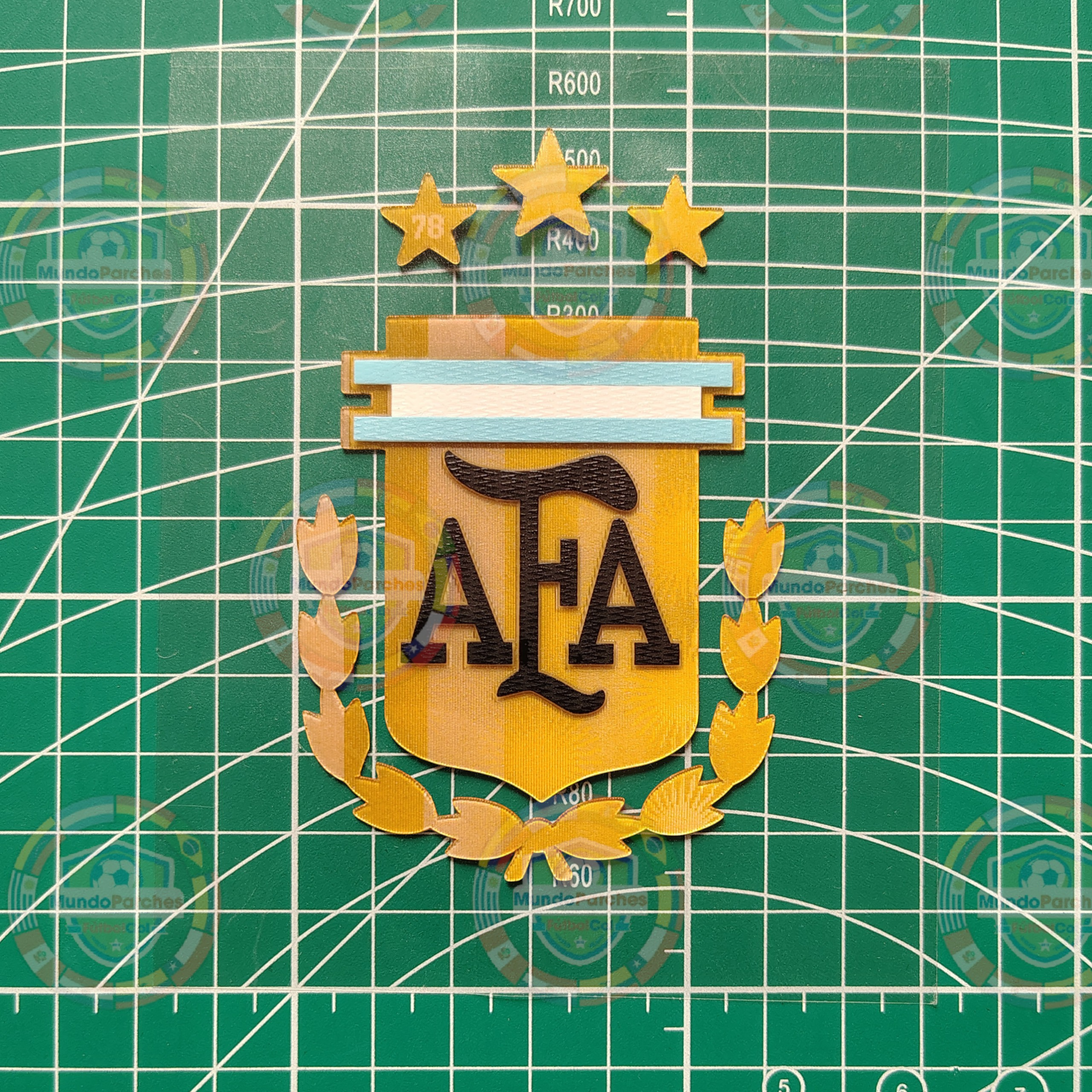 Escudo Selección Argentina 2026 Material Lenticular 3D Full Color