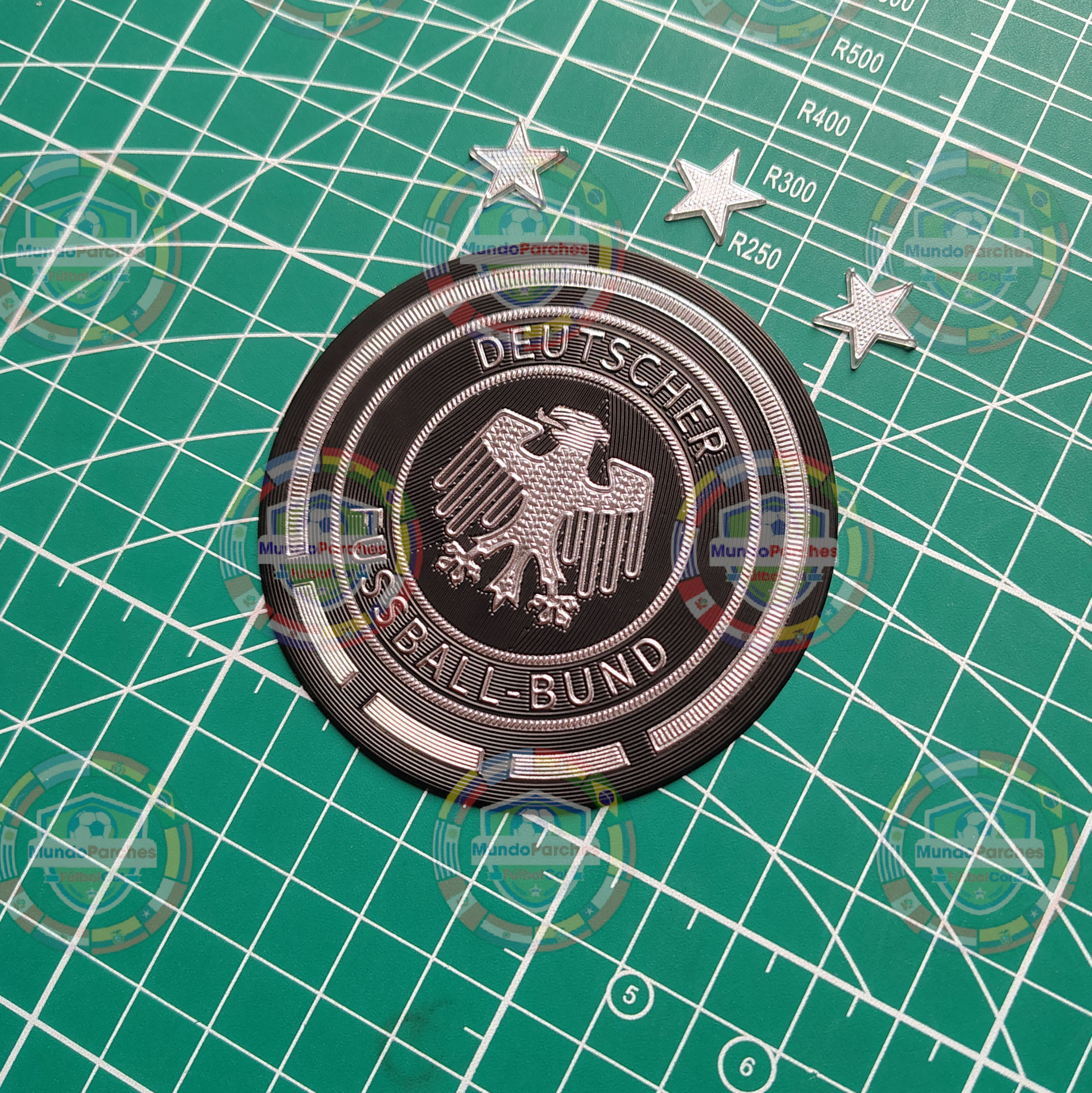 Escudo Selección Alemana Mundial Brasil 2014 Material Tpu (Caucho)