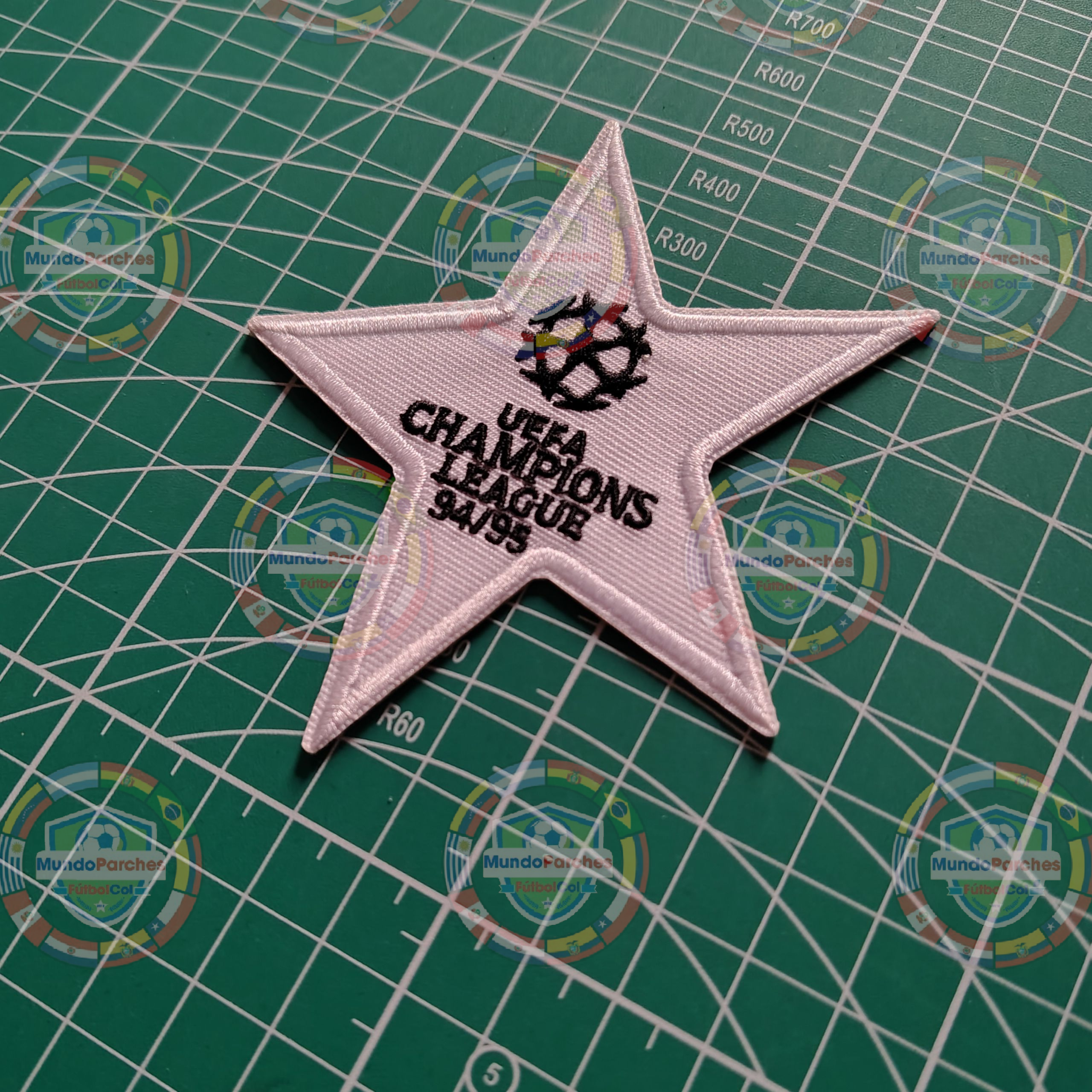 Parche Champions League 1995-1995 Estrella Blanca
