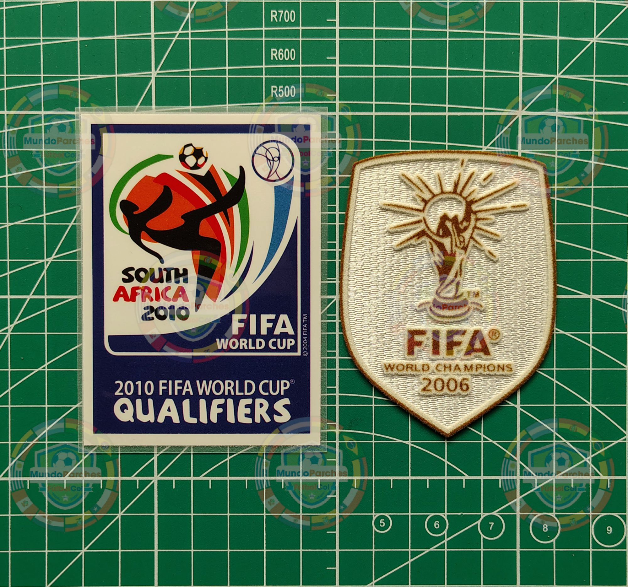 Set Parches Eliminatorias Europeas Mundial 2010 Sudáfrica Selección Italia