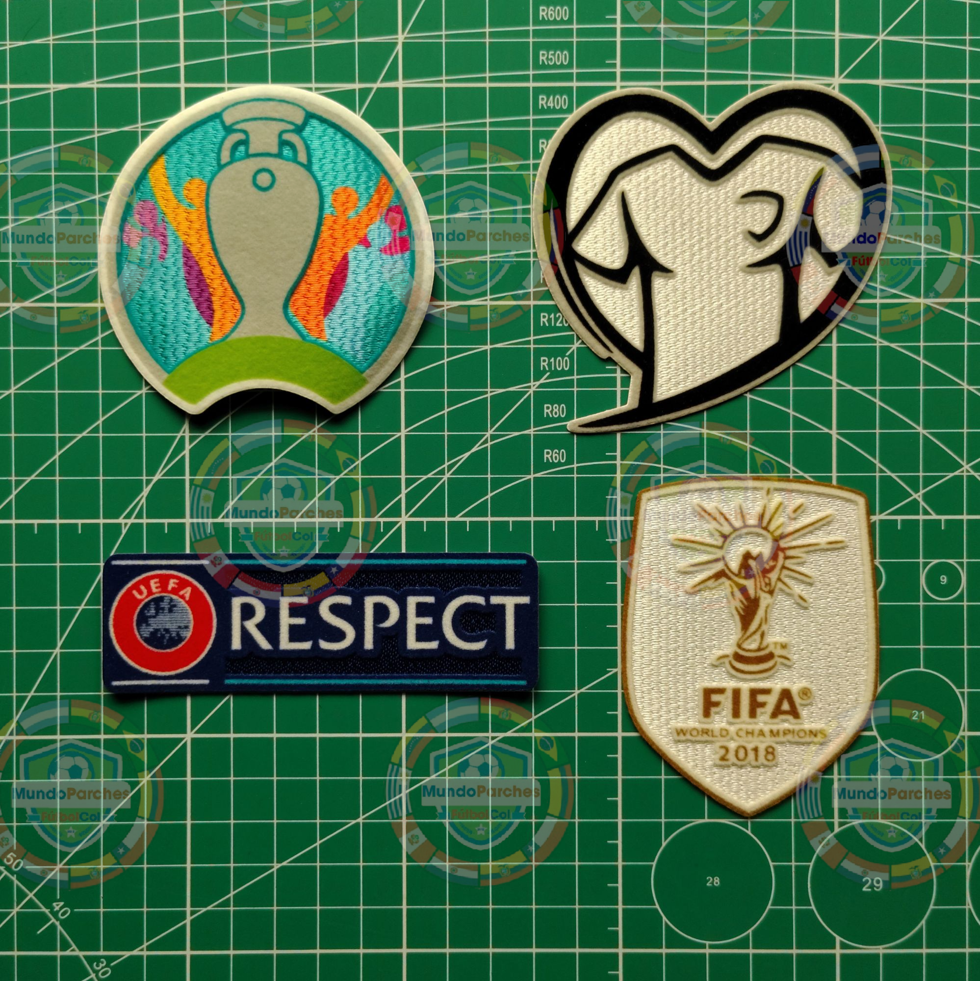 Set Parches Eliminatorias Euro 2020 Selección Francia